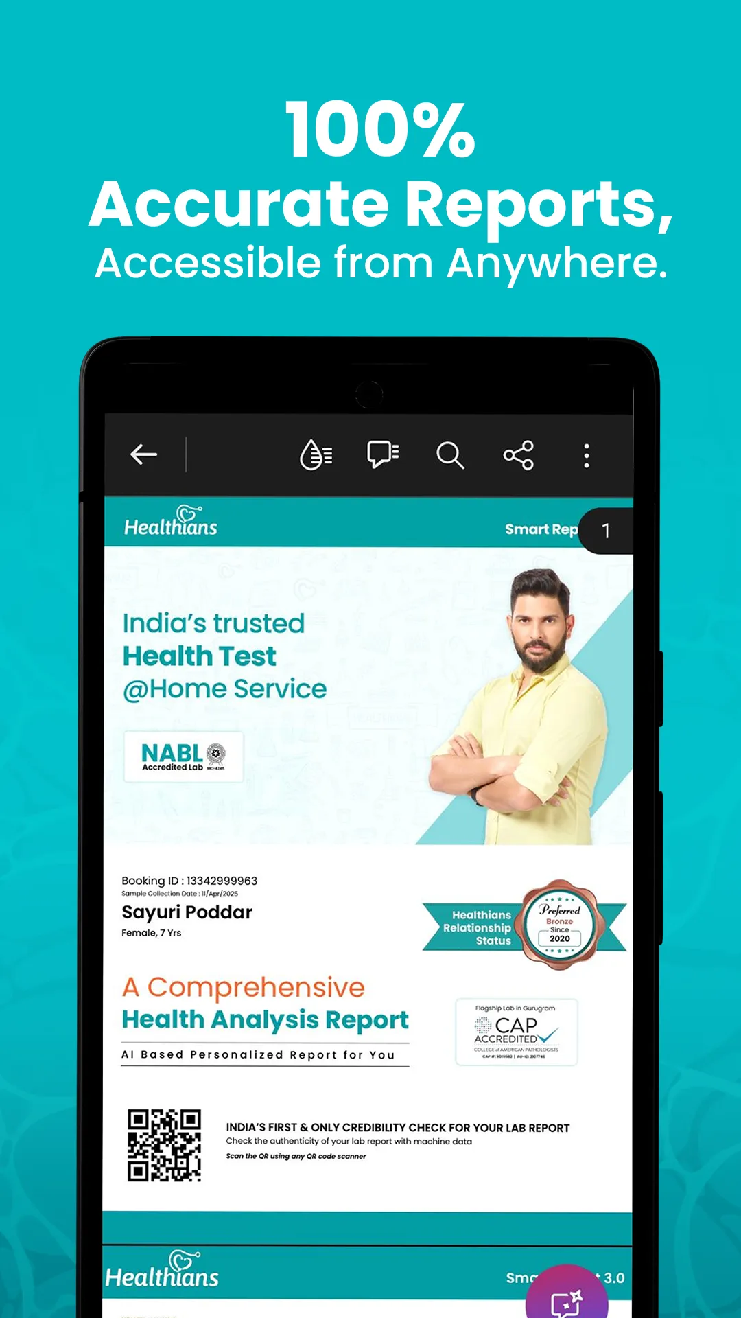 Healthians -Full Body Checkup | Indus Appstore | Screenshot
