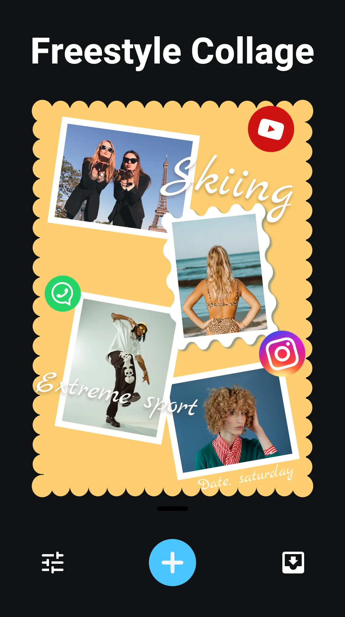 Pic collage Maker - Foto Grid | Indus Appstore | Screenshot