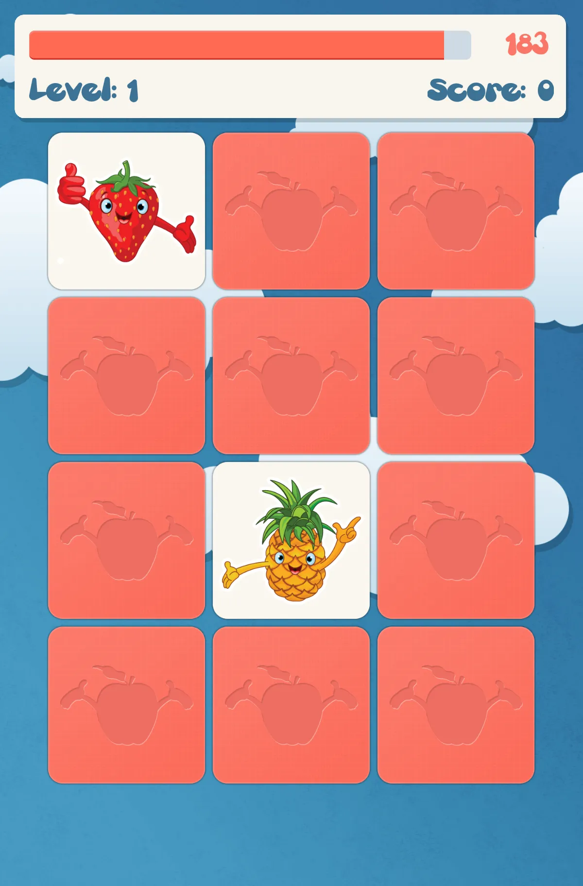 Fruits Memory Game for kids | Indus Appstore | Screenshot