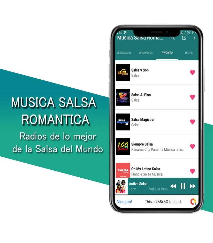 Musica Salsa Romantica | Indus Appstore | Screenshot