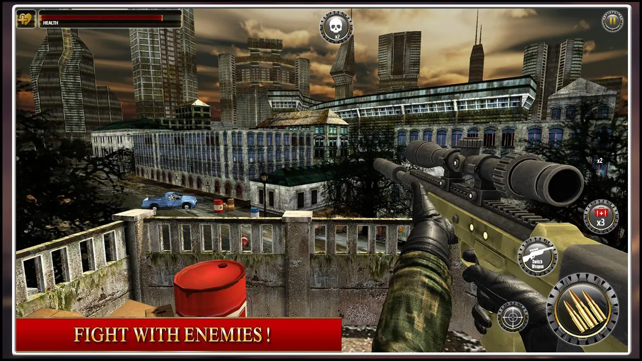 WW2 Sniper War 3D Sniper Games | Indus Appstore | Screenshot