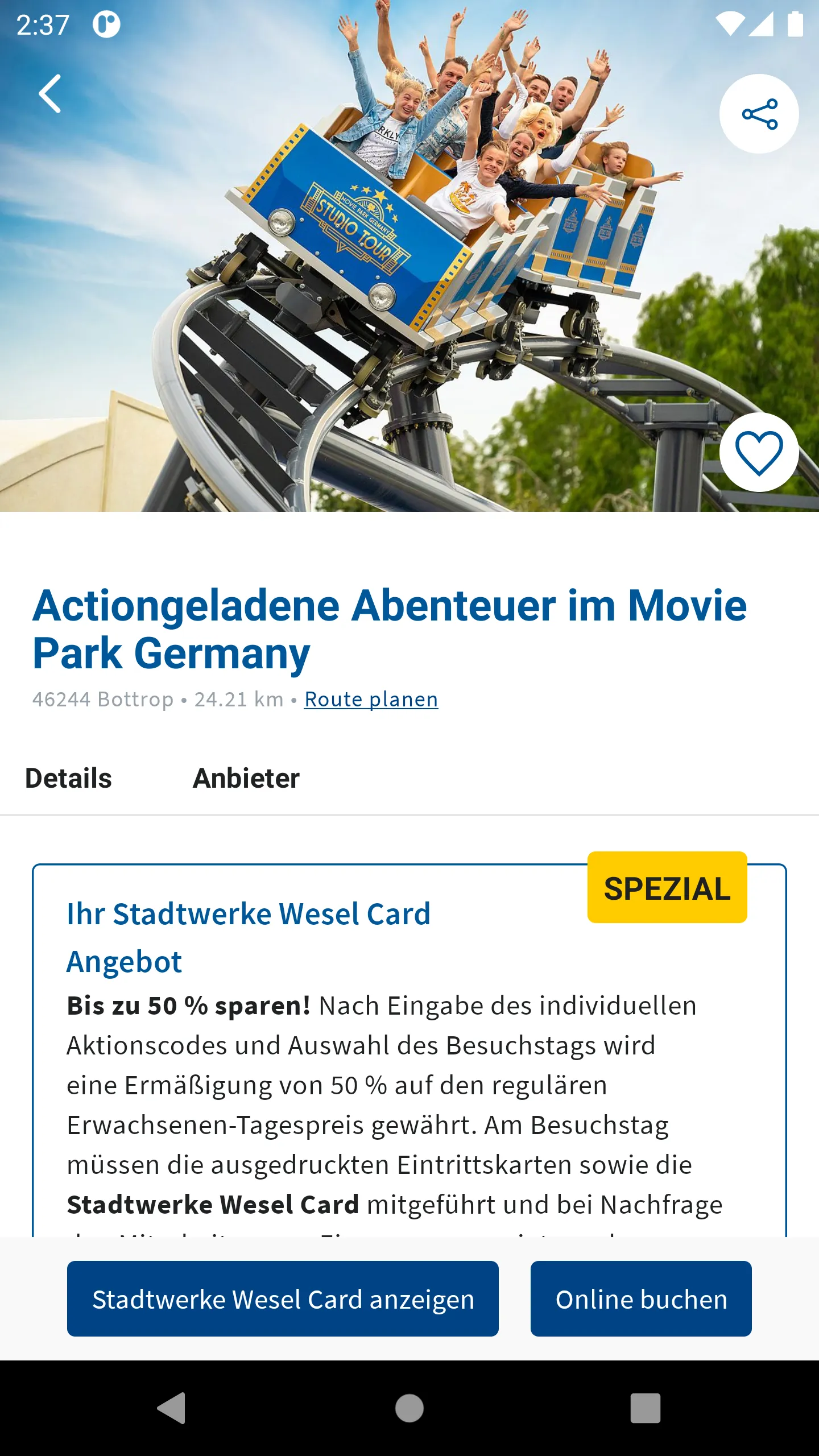 Stadtwerke Wesel Card | Indus Appstore | Screenshot