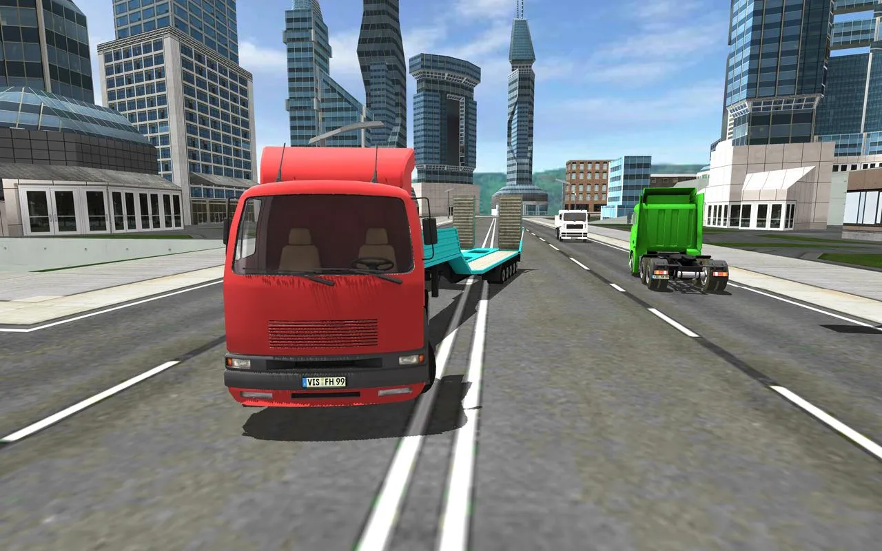 Euro Truck Driving Sim 2018 3D | Indus Appstore | Screenshot