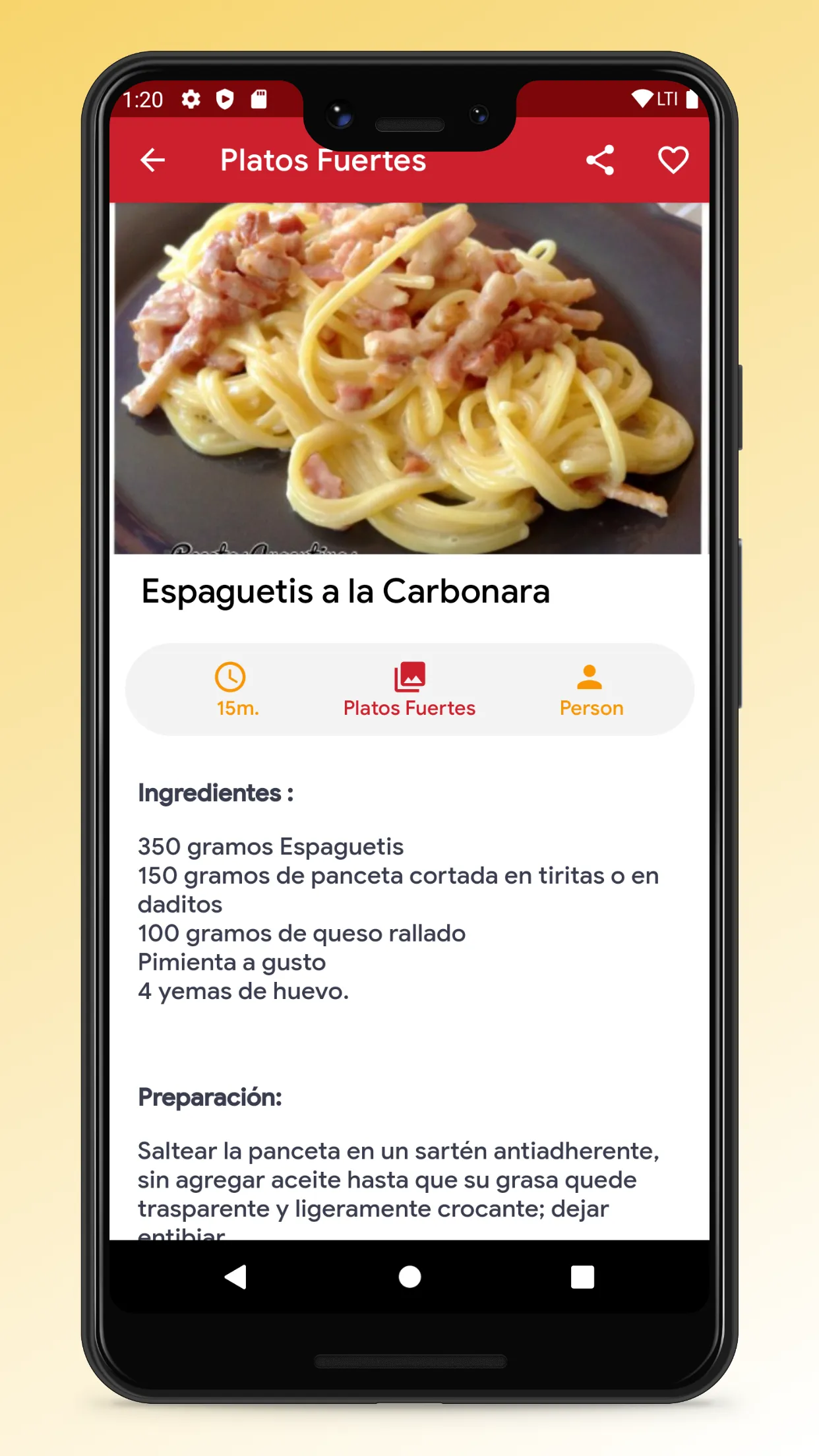 Argentinian Recipes - Food App | Indus Appstore | Screenshot