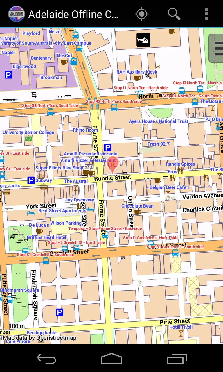 Adelaide Offline City Map | Indus Appstore | Screenshot