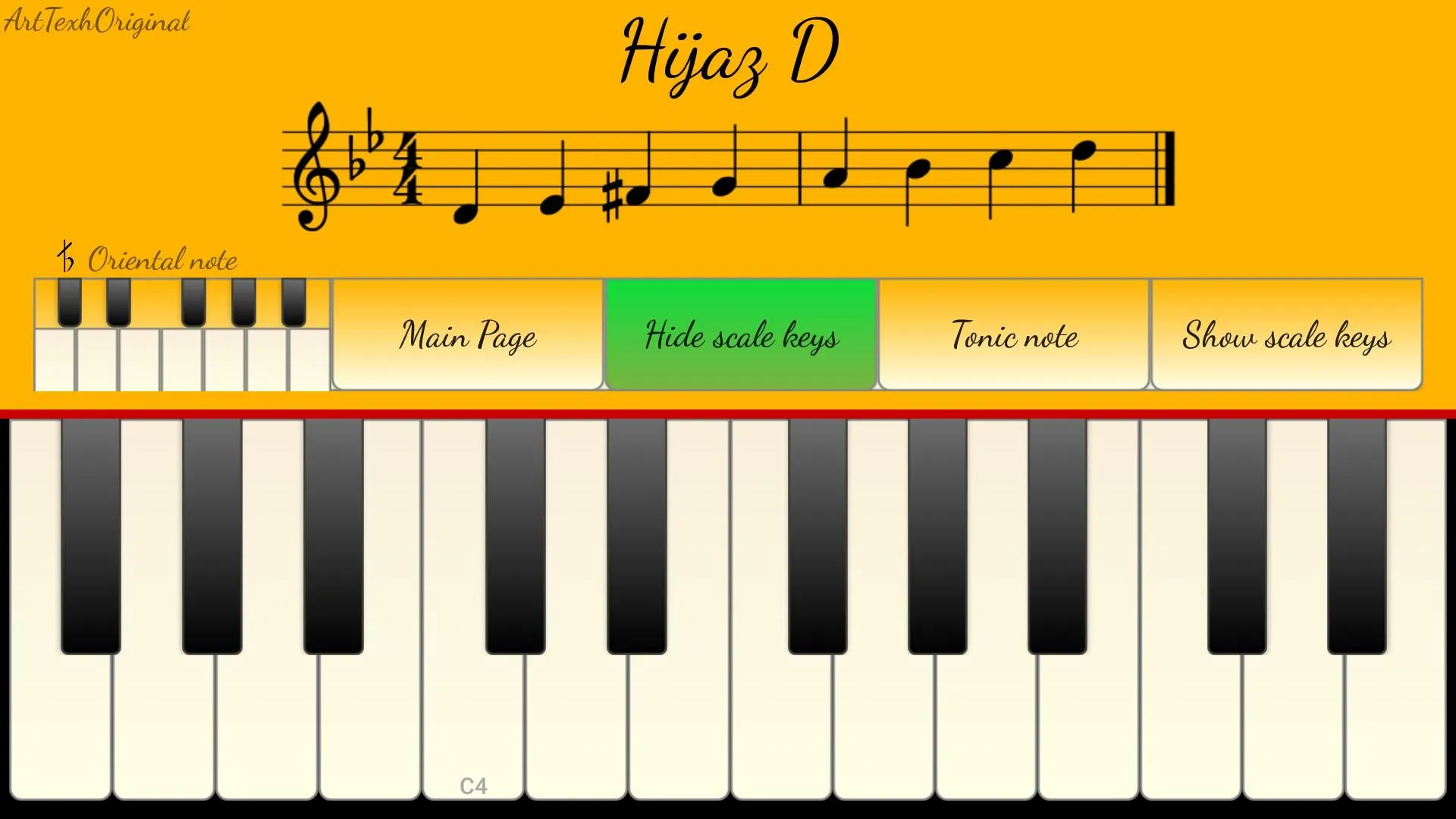 Oriental music scales | Indus Appstore | Screenshot