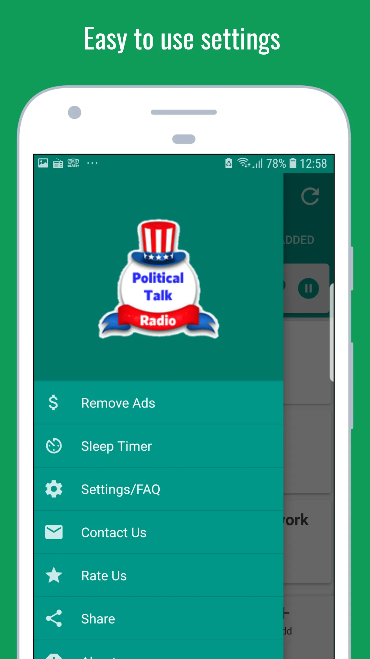 USA Political Talk Radio | Indus Appstore | Screenshot