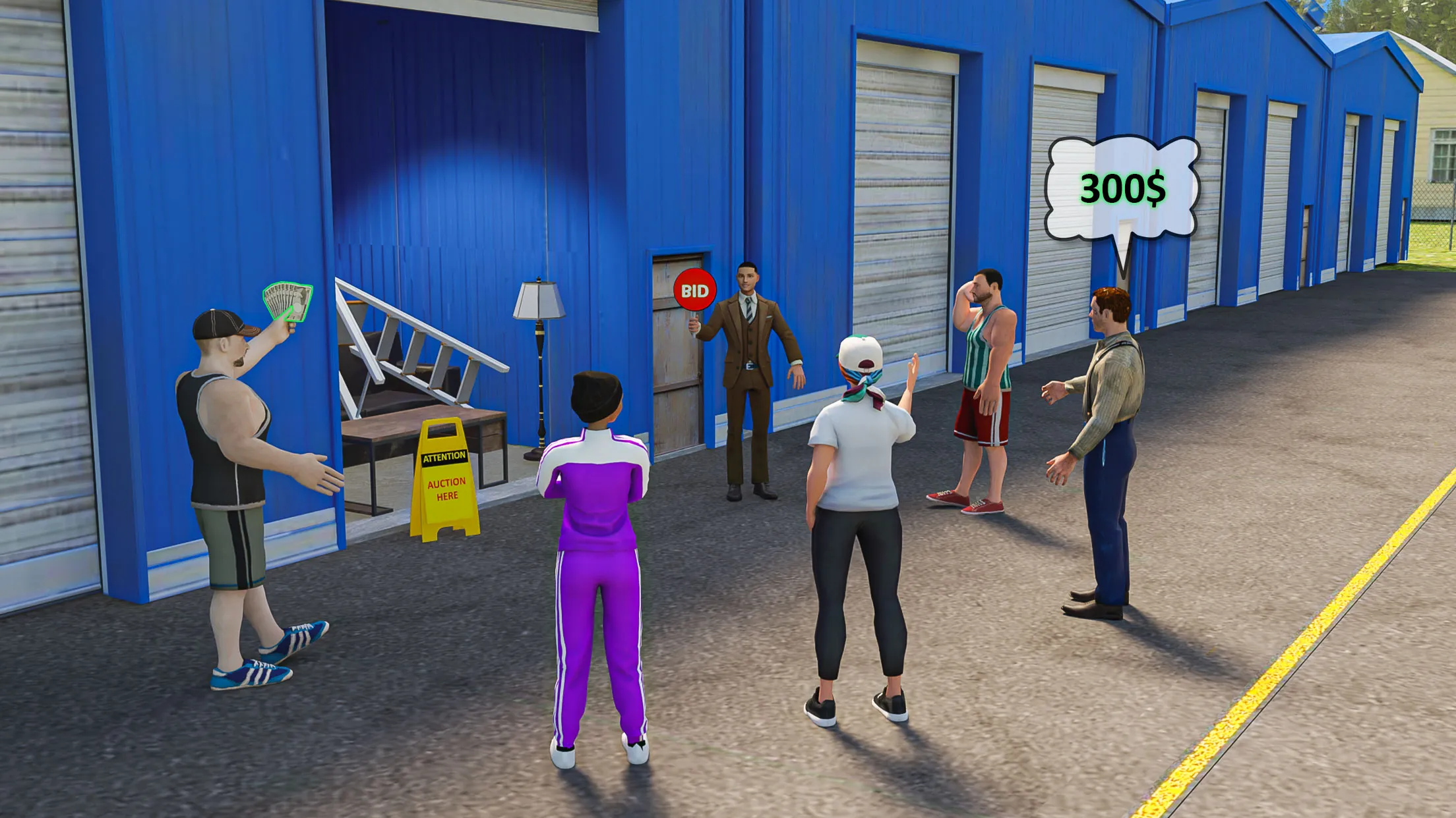Storage Auction Game Simulator | Indus Appstore | Screenshot