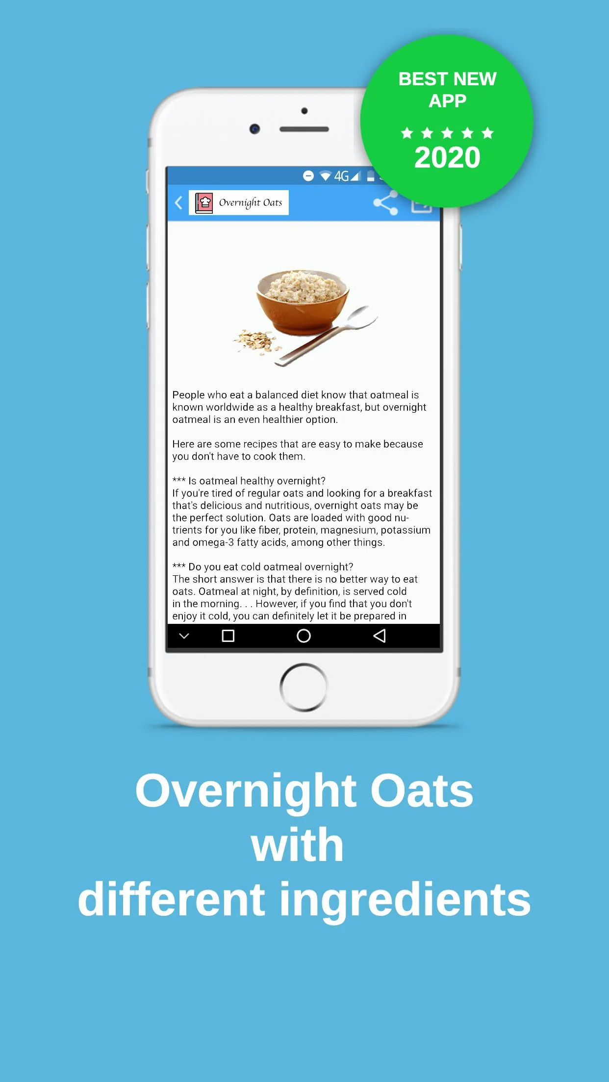 Overnight Oats Recipes | Indus Appstore | Screenshot