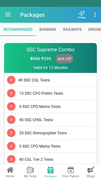 KICX: SSC, Bank Mock Tests | Indus Appstore | Screenshot