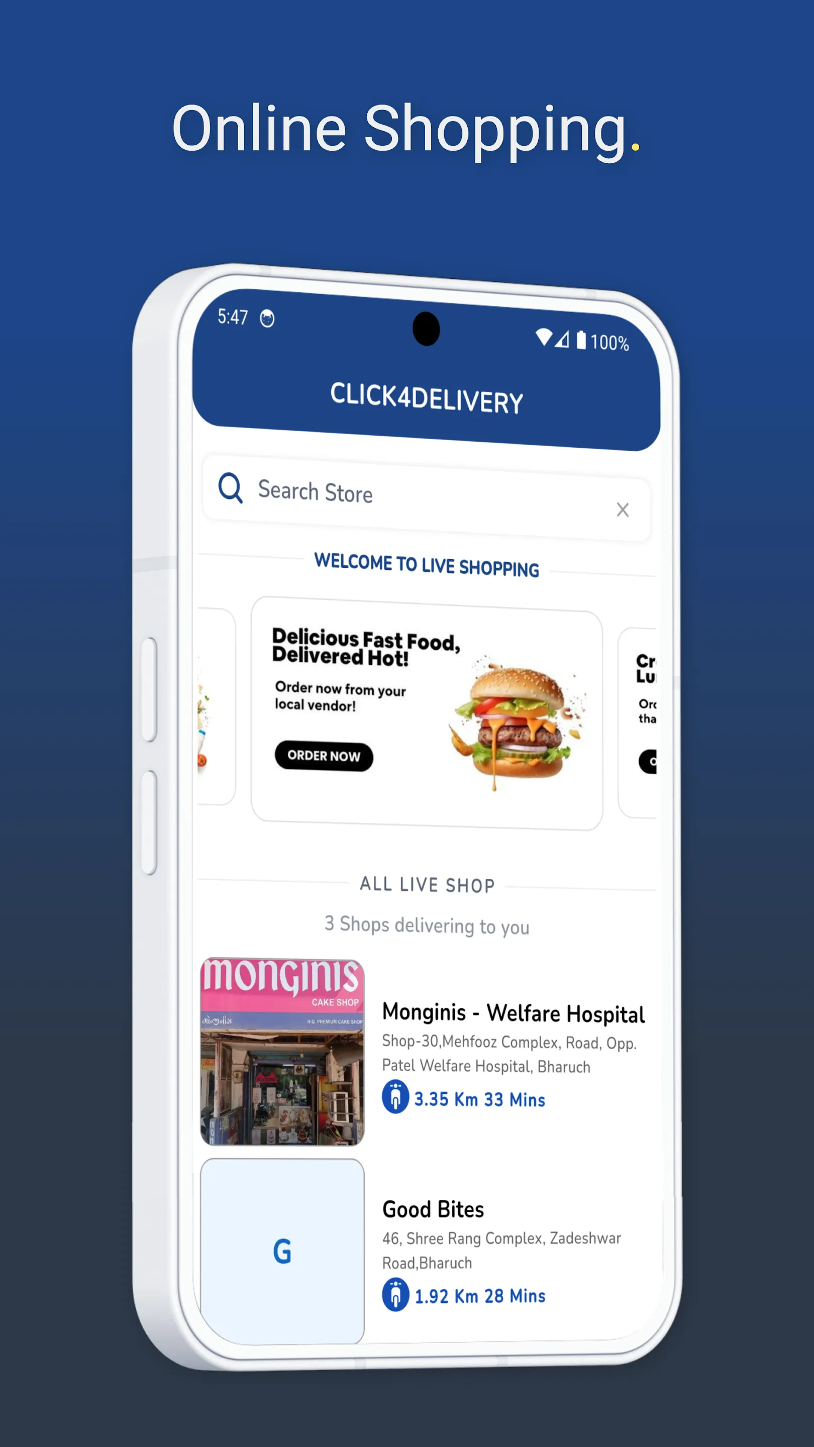 Click4Delivery | Indus Appstore | Screenshot