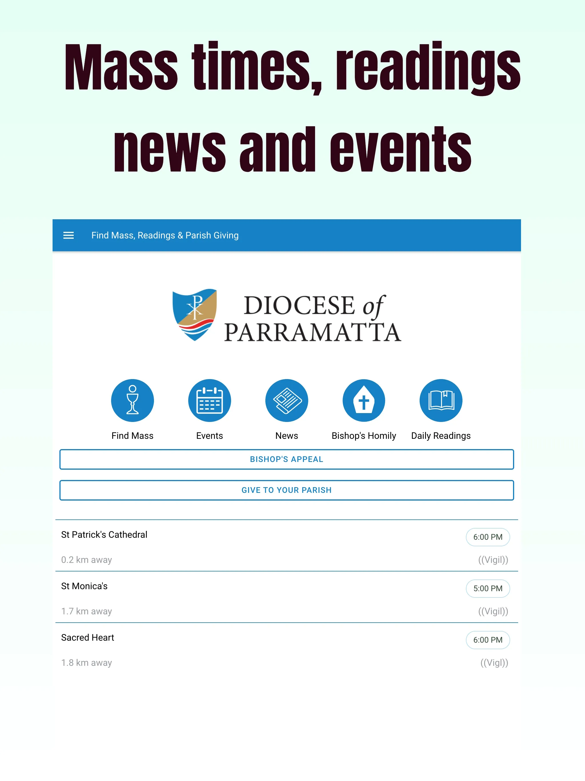 Diocese of Parramatta | Indus Appstore | Screenshot