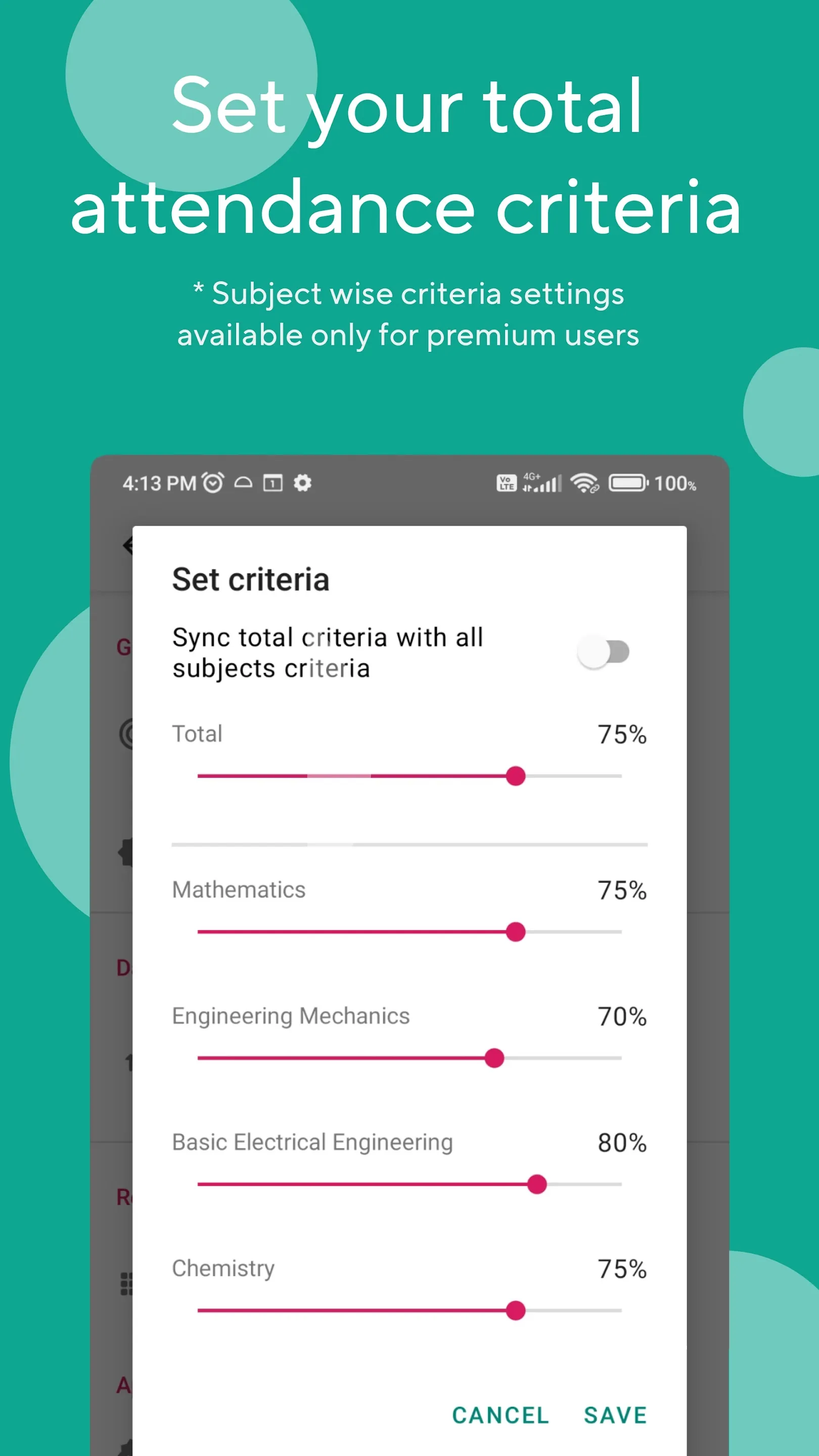 Attendance Manager (students) | Indus Appstore | Screenshot