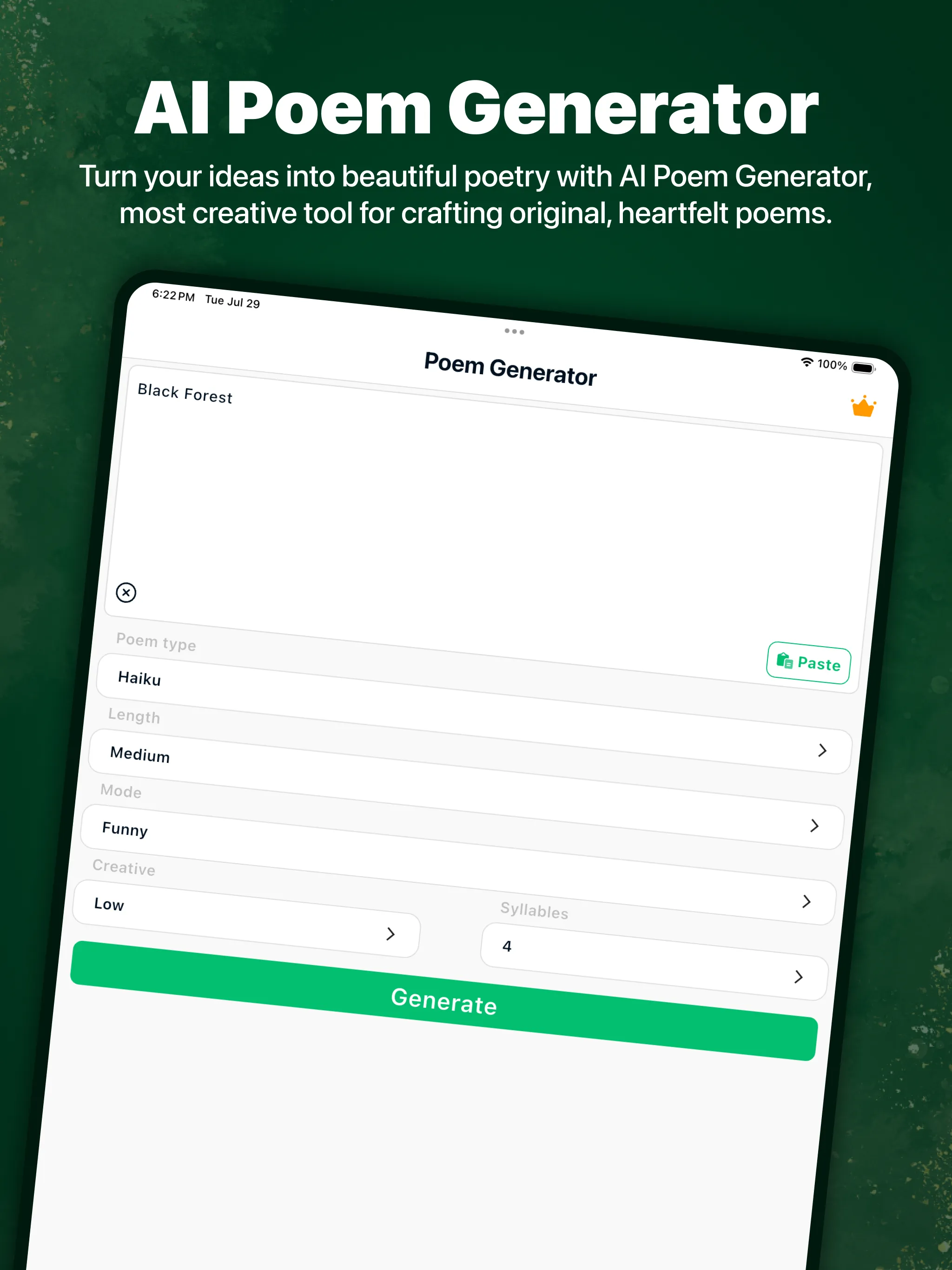 AI Poem Generator: Story AI | Indus Appstore | Screenshot
