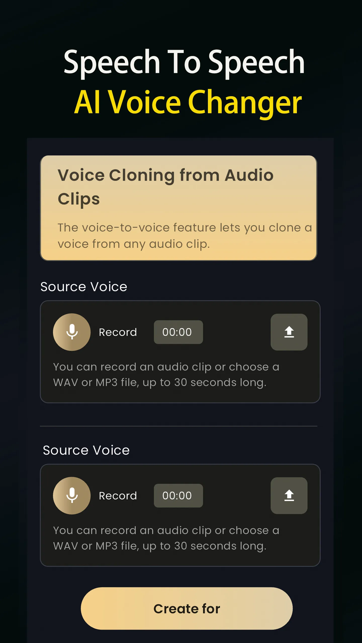 VoiceEchoAI: Voice Cloning App | Indus Appstore | Screenshot