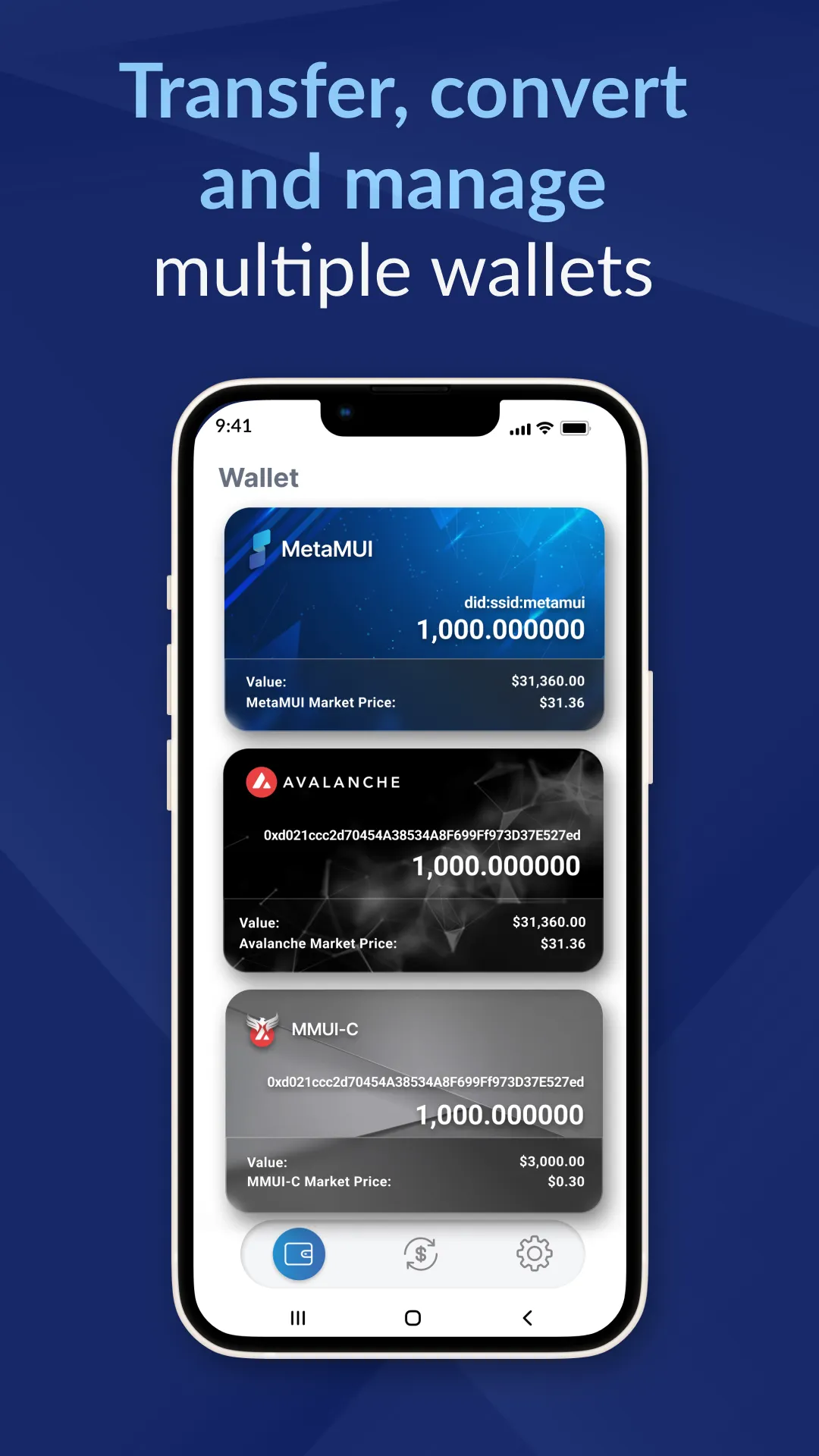 MetaMUI Wallet | Indus Appstore | Screenshot