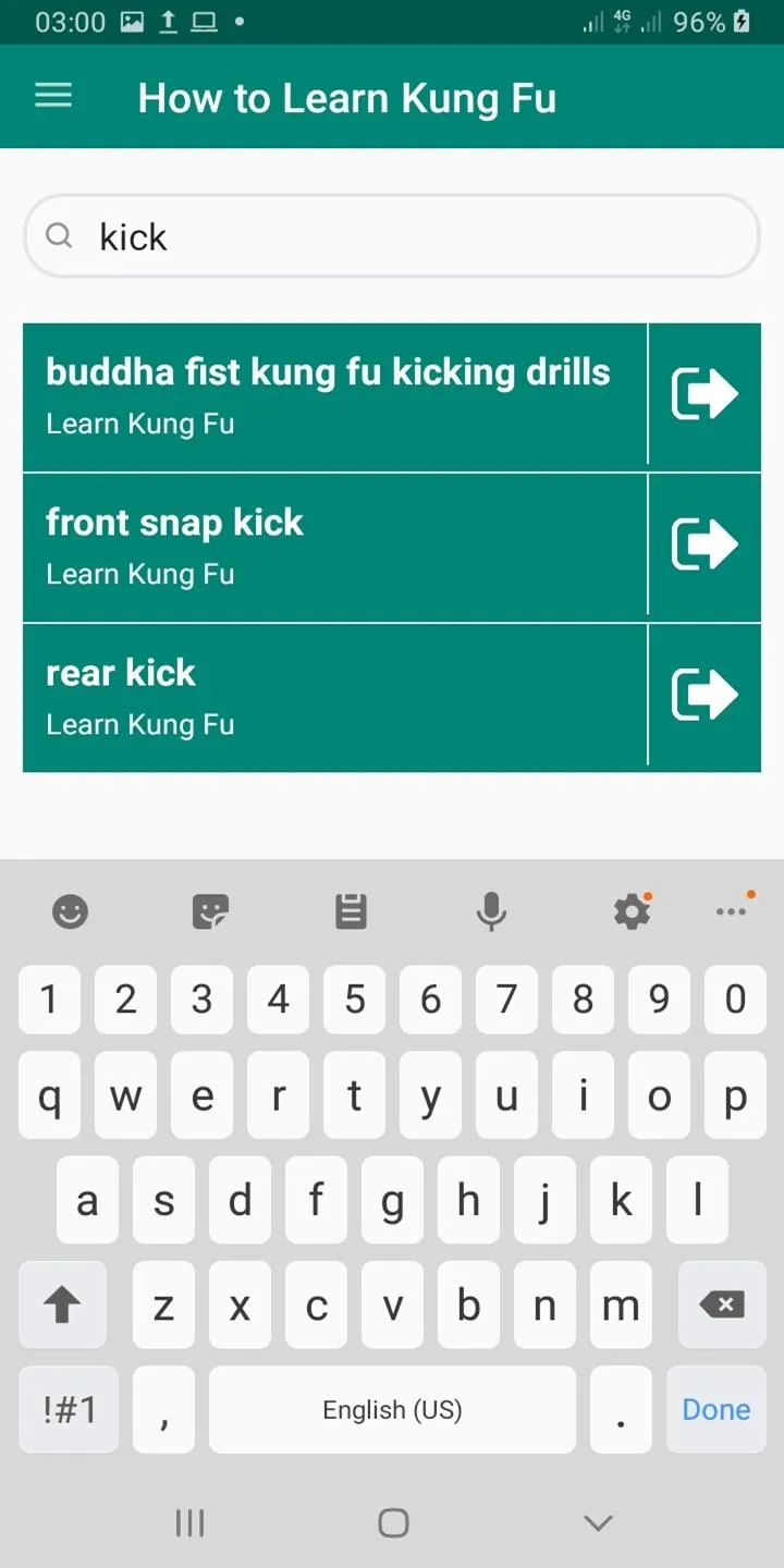 Learn Kung Fu at Home | Indus Appstore | Screenshot