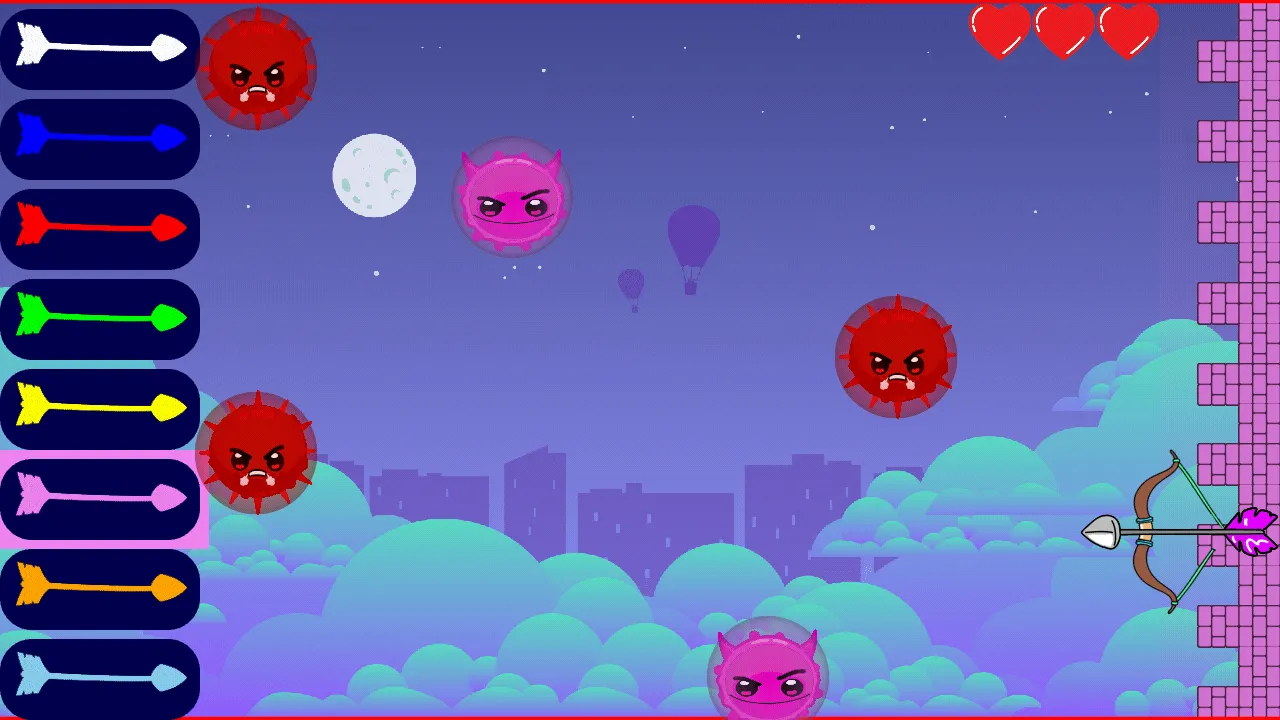 Shooting Viruses with arrows | Indus Appstore | Screenshot