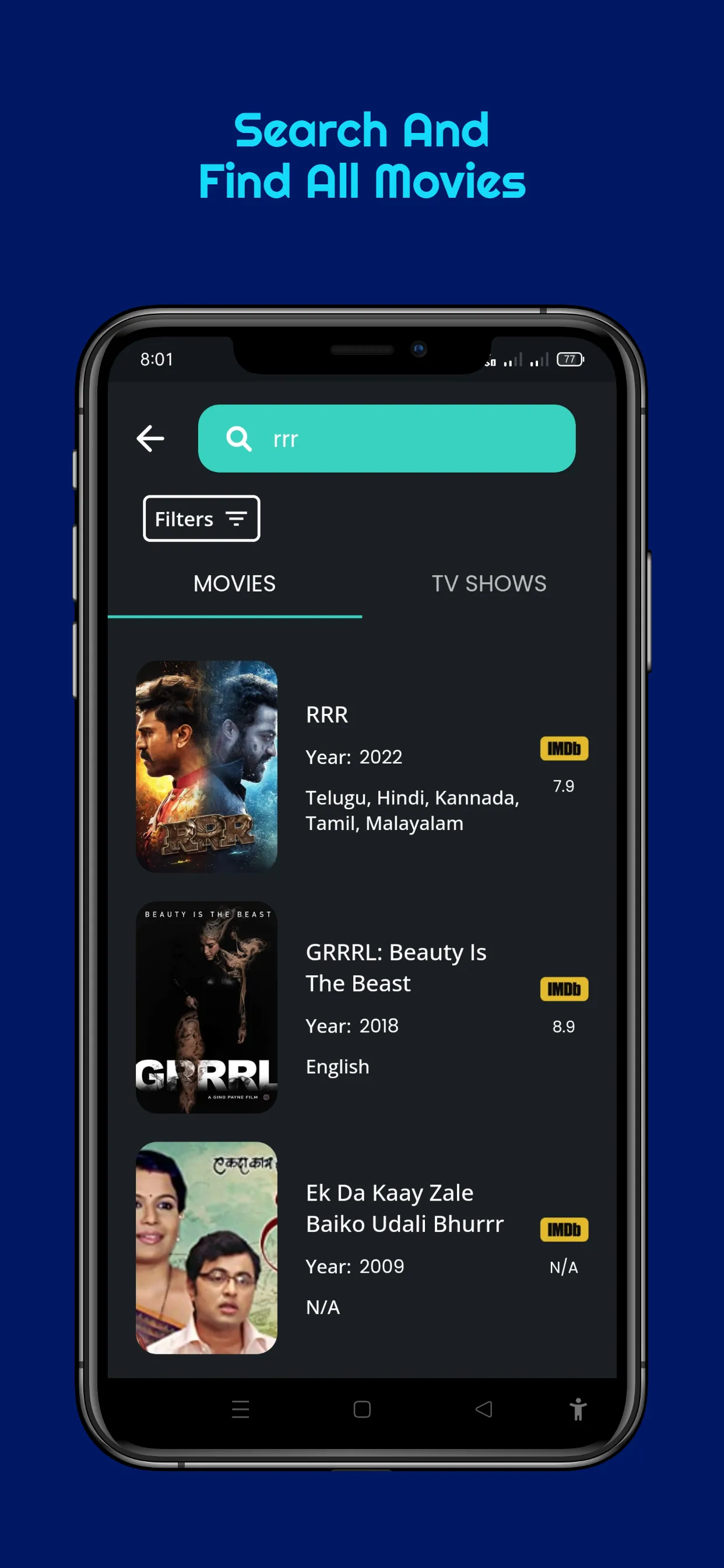 Nxt Movie - Find New Movies | Indus Appstore | Screenshot