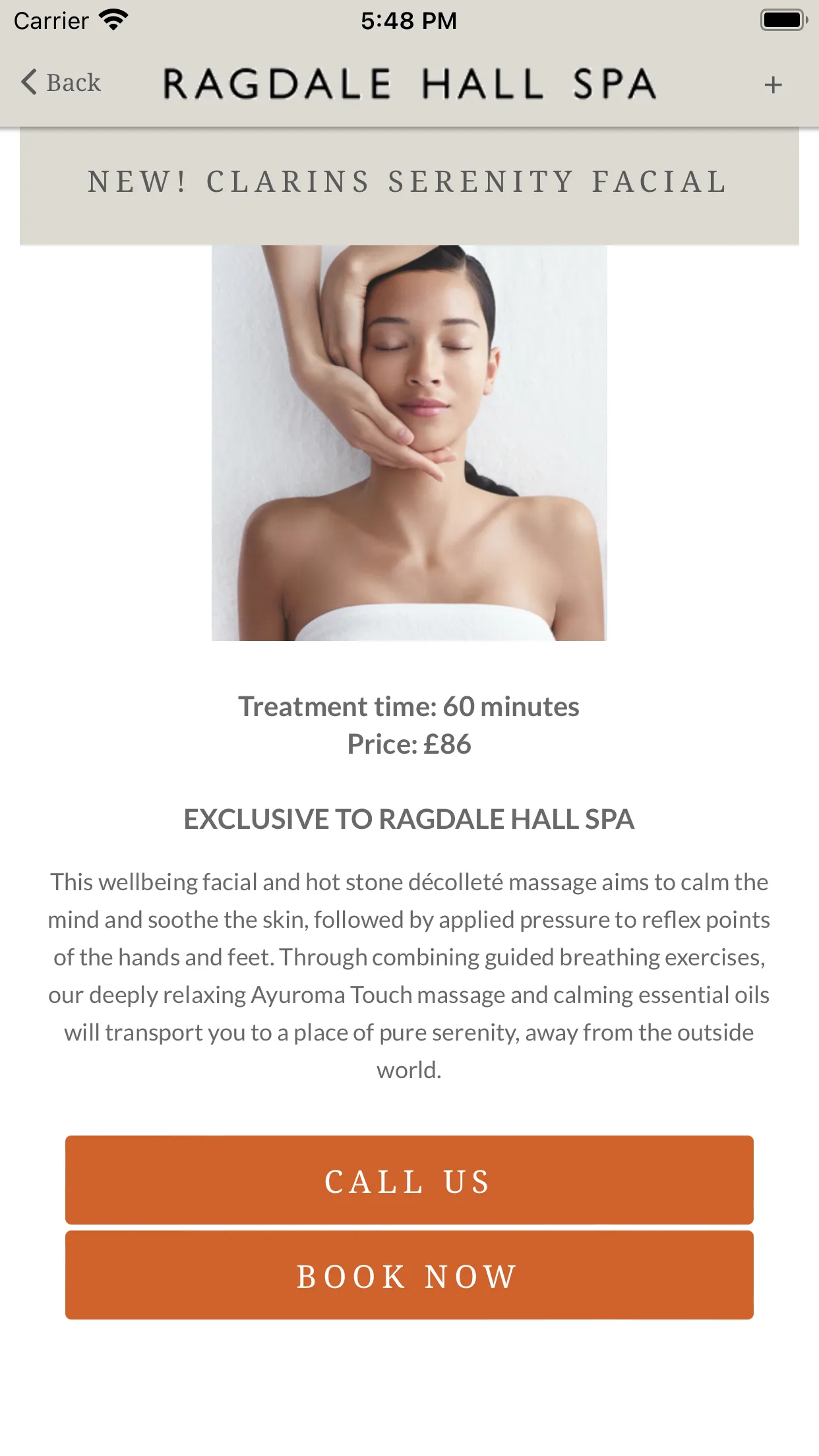 Ragdale Hall Spa | Indus Appstore | Screenshot