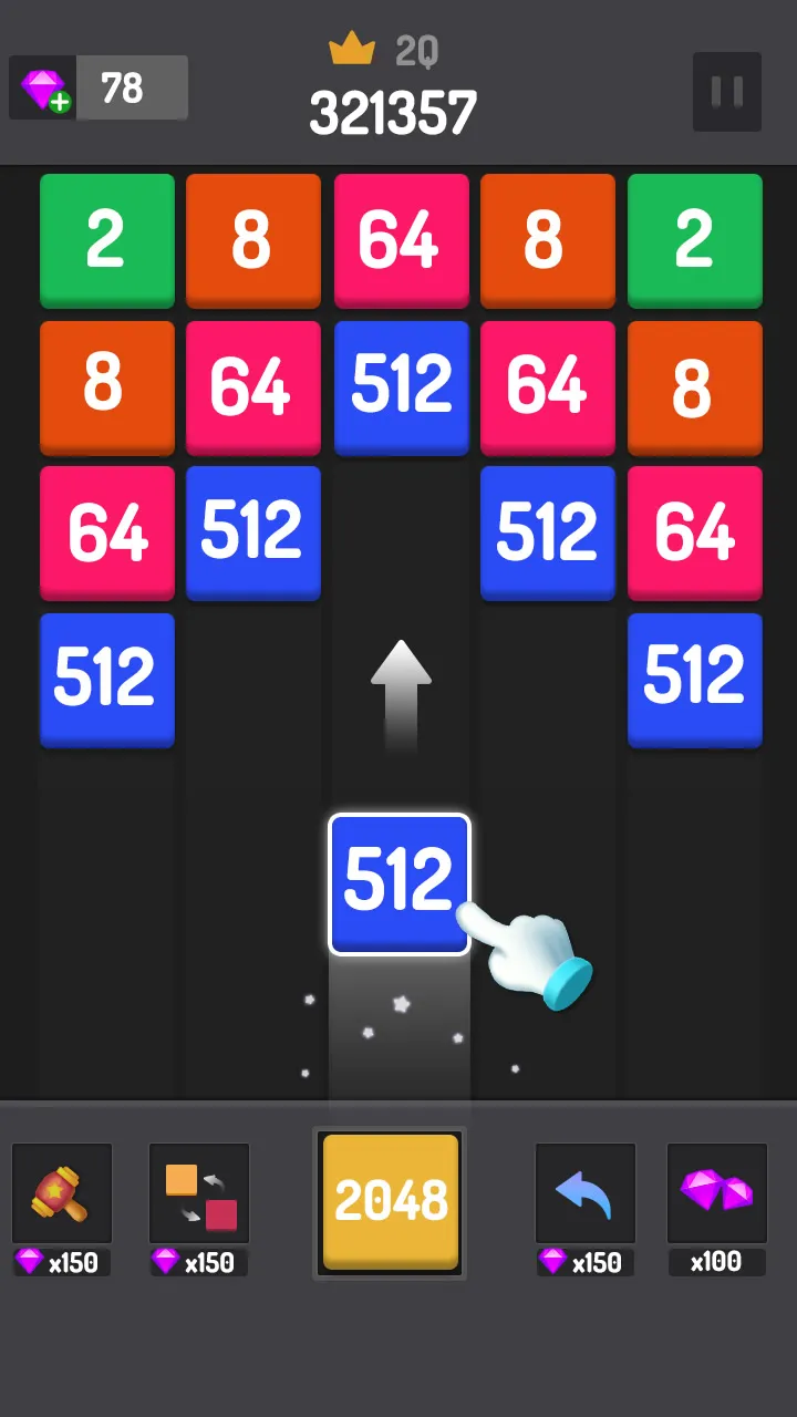 Number Games - 2048 Blocks | Indus Appstore | Screenshot