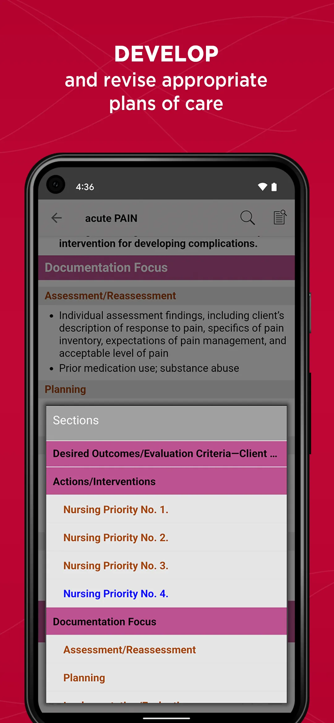 Nurse's Pocket Guide Diagnosis | Indus Appstore | Screenshot