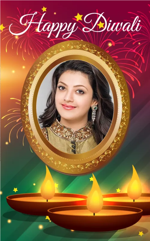 Diwali Photo Frame | Indus Appstore | Screenshot