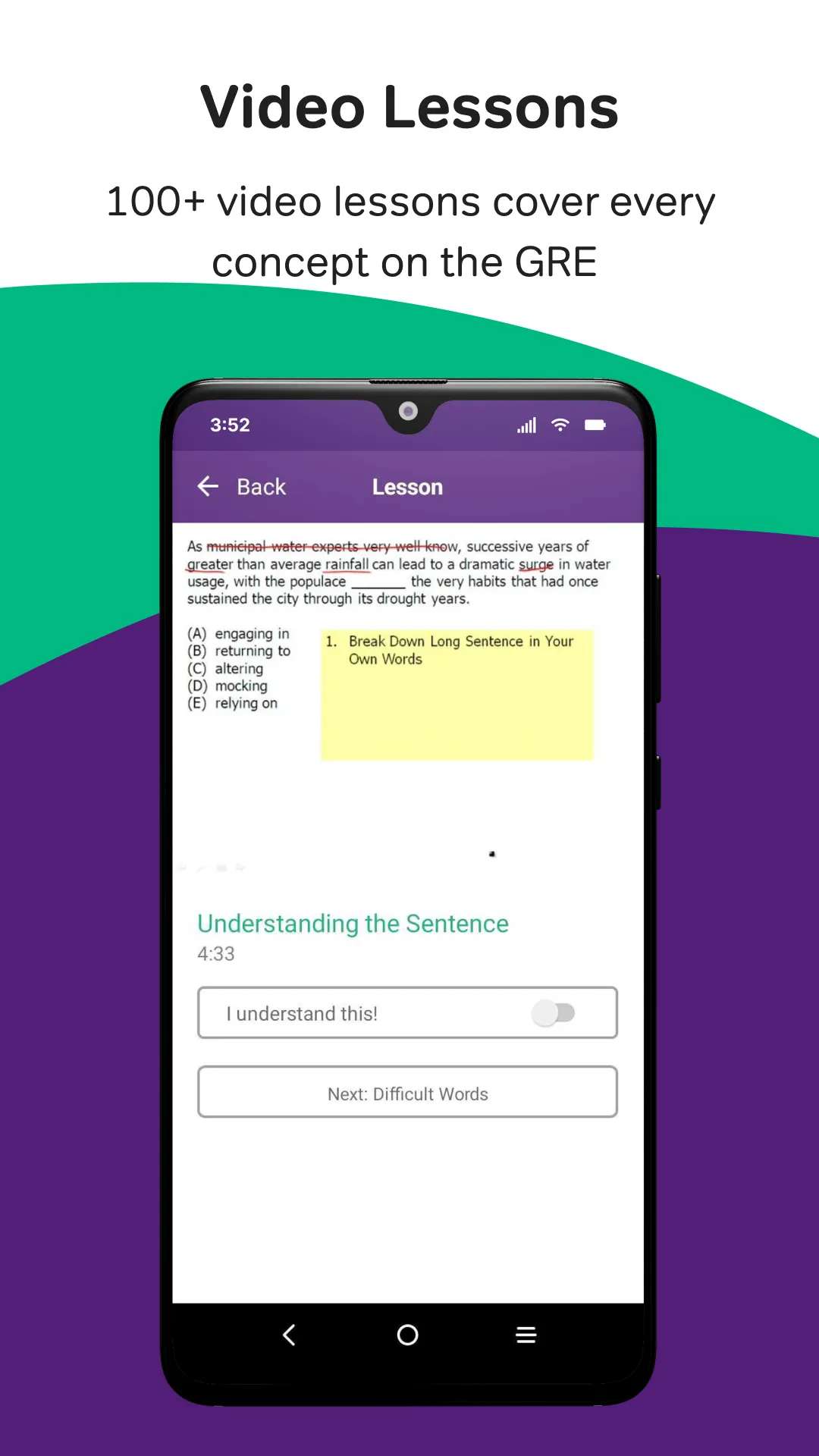 GRE Prep & Practice by Magoosh | Indus Appstore | Screenshot
