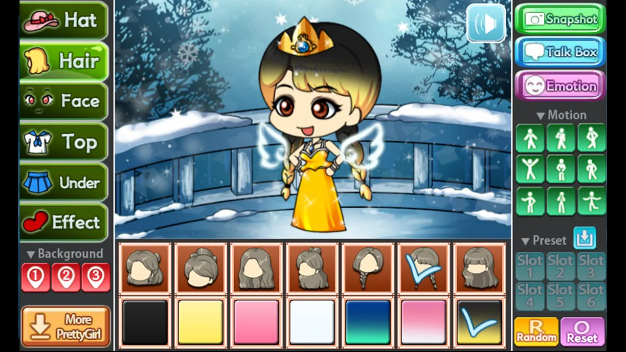 Snow Princess Pretty Girl | Indus Appstore | Screenshot