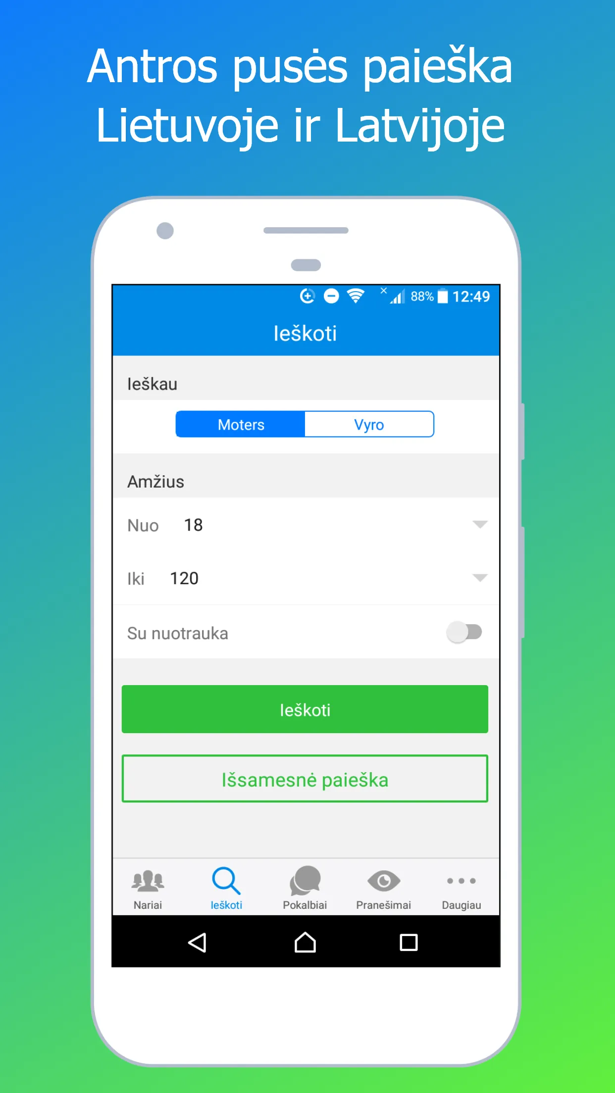 antrapuse.lt - Rimtos pažintys | Indus Appstore | Screenshot