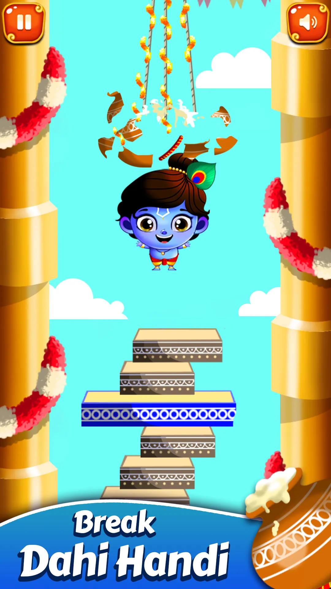 Little Krishna - Jump Tap Game | Indus Appstore | Screenshot