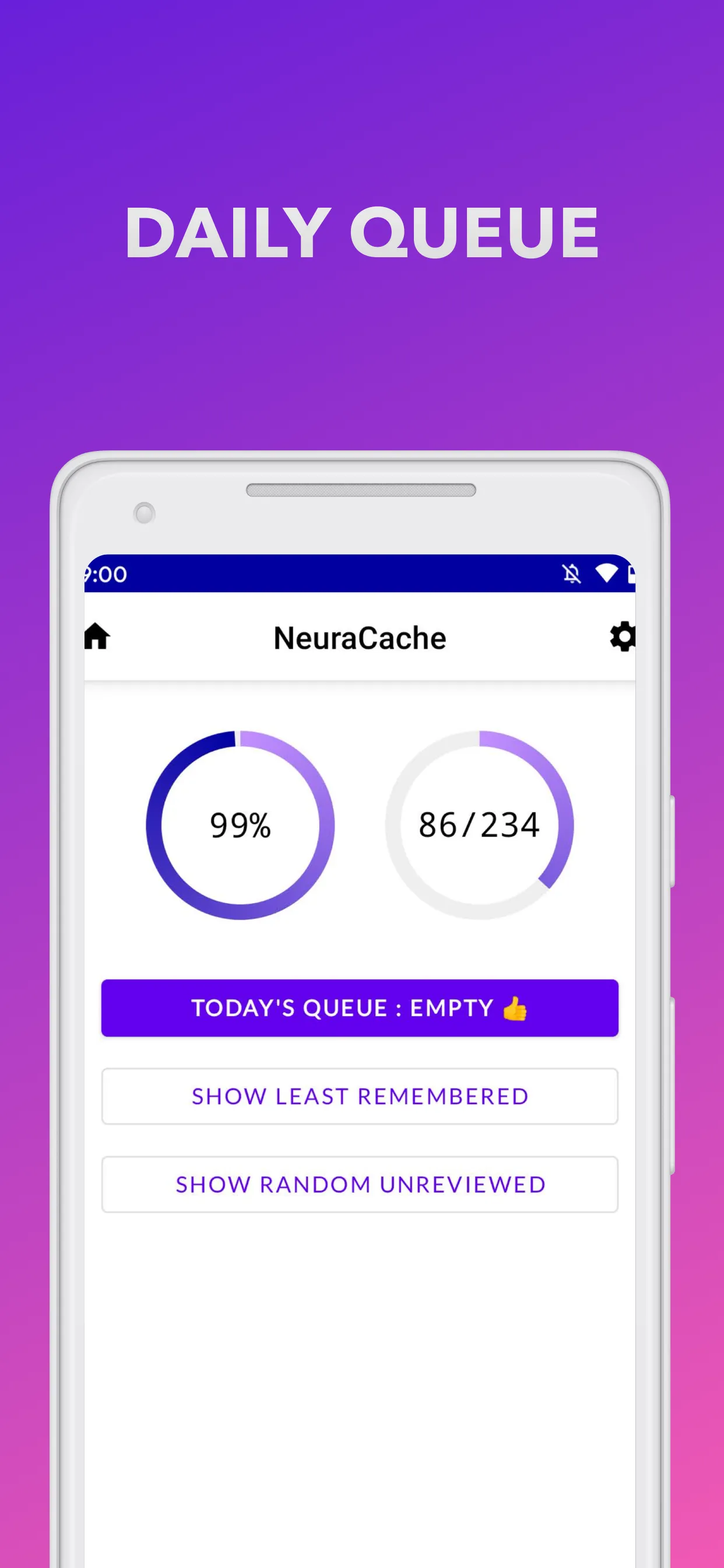 NeuraCache Flashcards & SRS | Indus Appstore | Screenshot