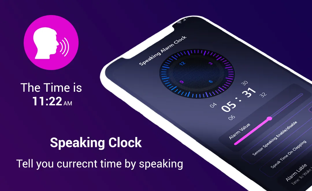 Digital Smartwatch Speak Clock | Indus Appstore | Screenshot