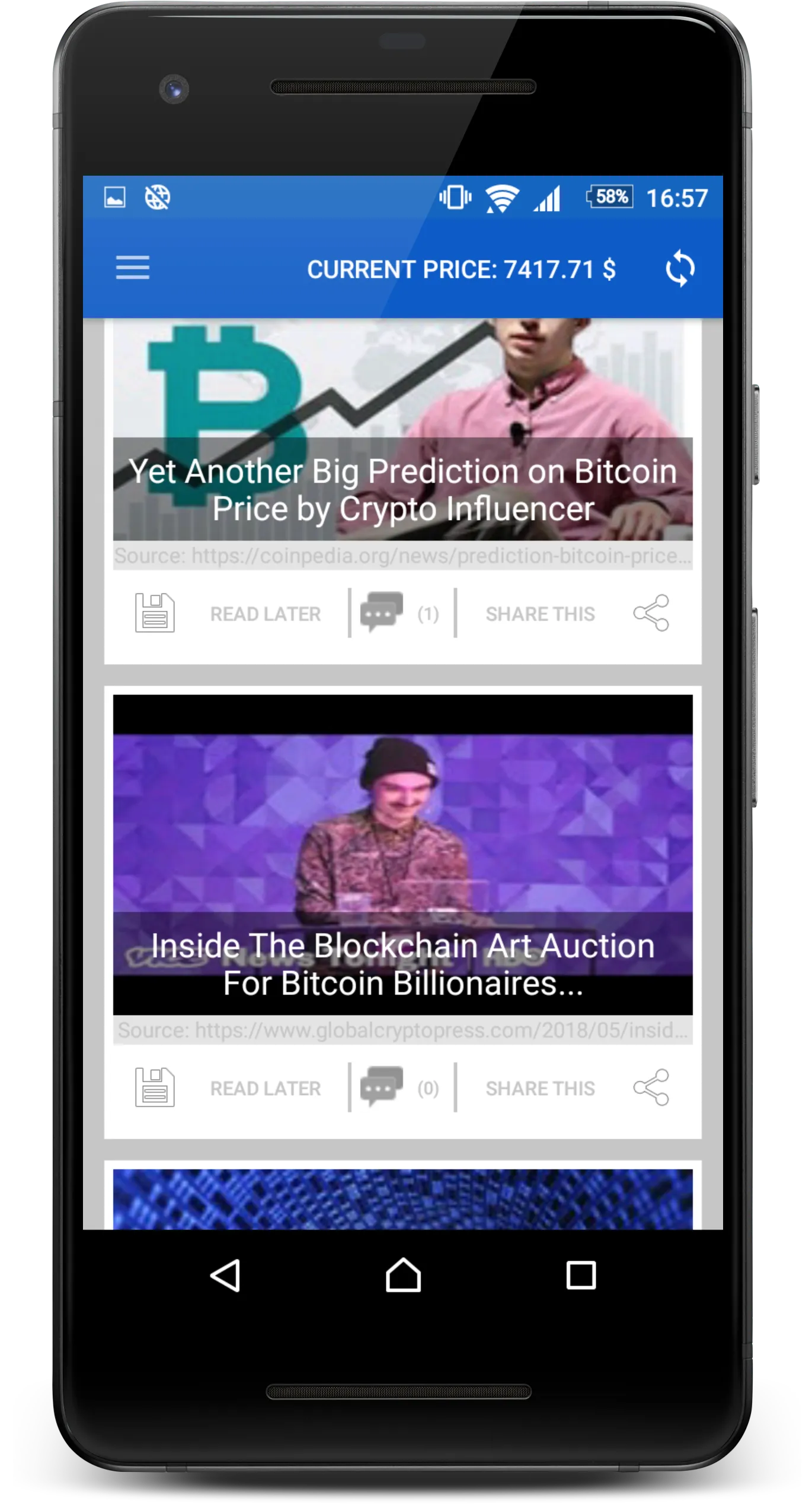 Bitnik: Bitcoin Price and  New | Indus Appstore | Screenshot