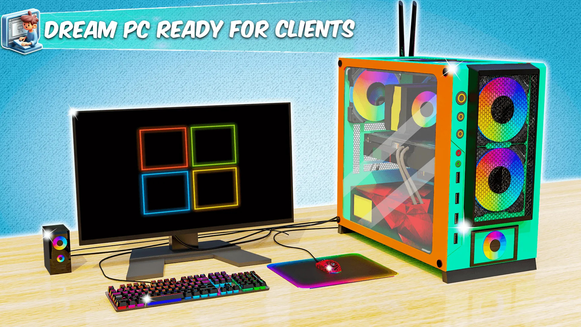 PC Builder 3D - PC Simulator | Indus Appstore | Screenshot