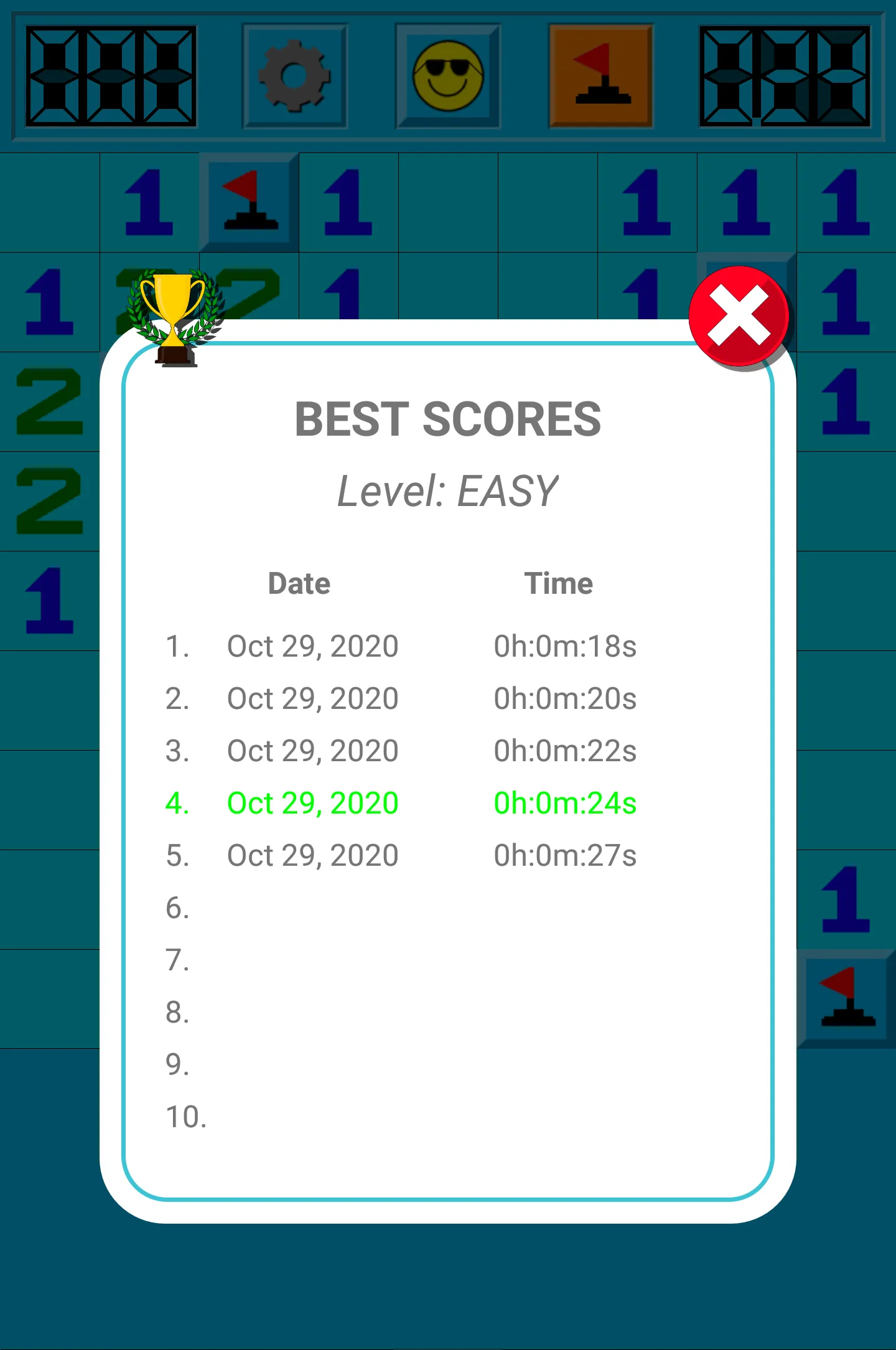 Minesweeper Classic | Indus Appstore | Screenshot