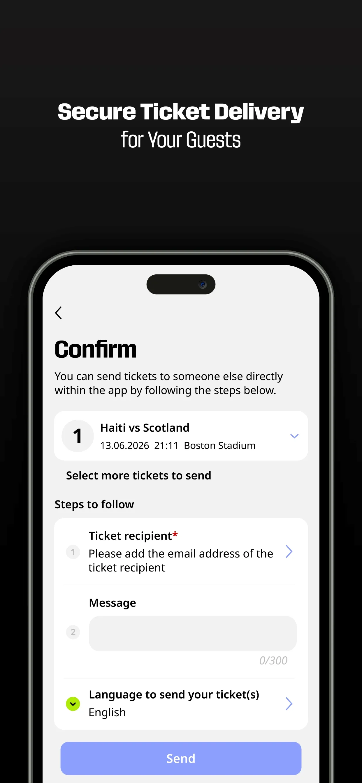FWC2026 Mobile Tickets | Indus Appstore | Screenshot