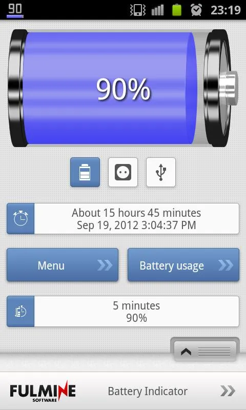 Battery Indicator | Indus Appstore | Screenshot