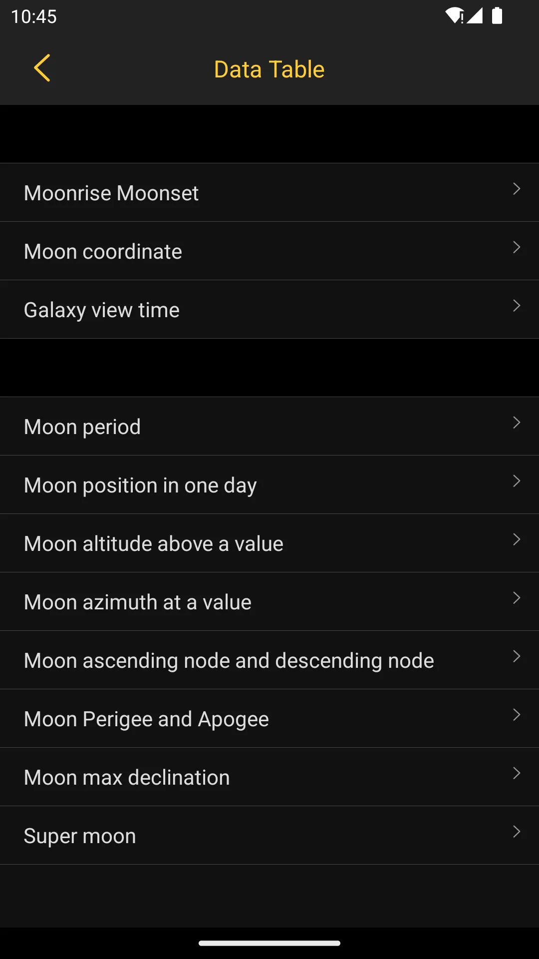 Solunar Calculator | Indus Appstore | Screenshot