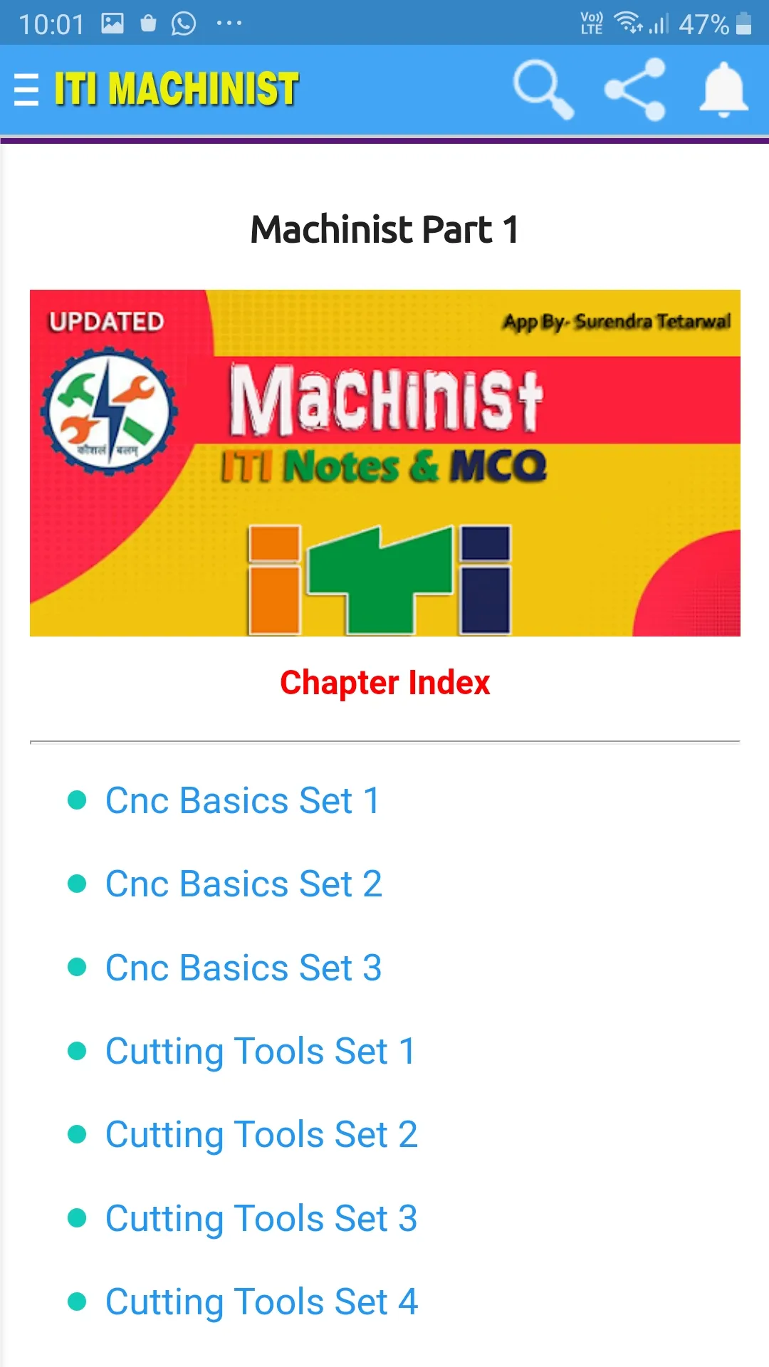 ITI Machinist Trade MCQ Tests | Indus Appstore | Screenshot