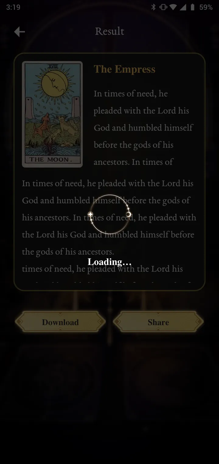 Occult Tarot | Indus Appstore | Screenshot