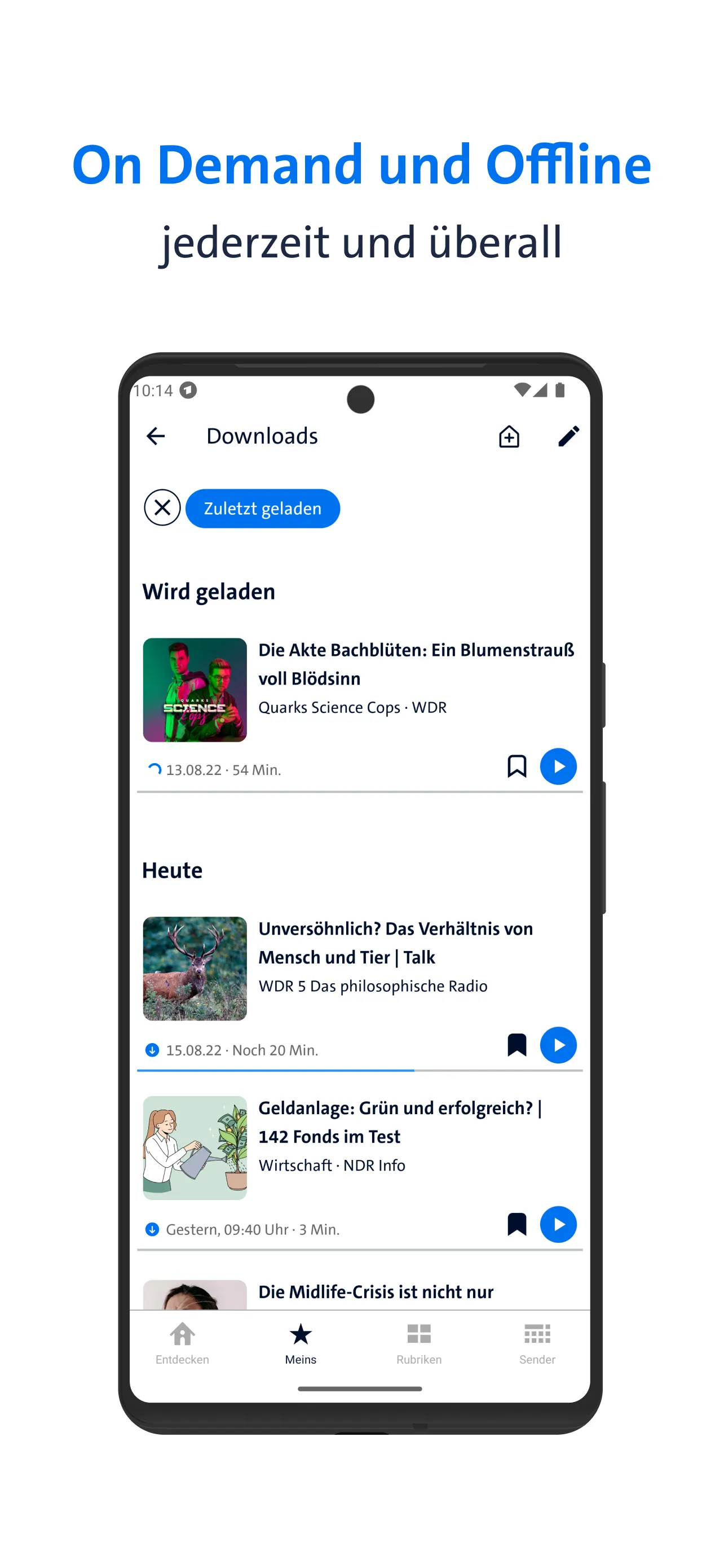 ARD Audiothek | Indus Appstore | Screenshot