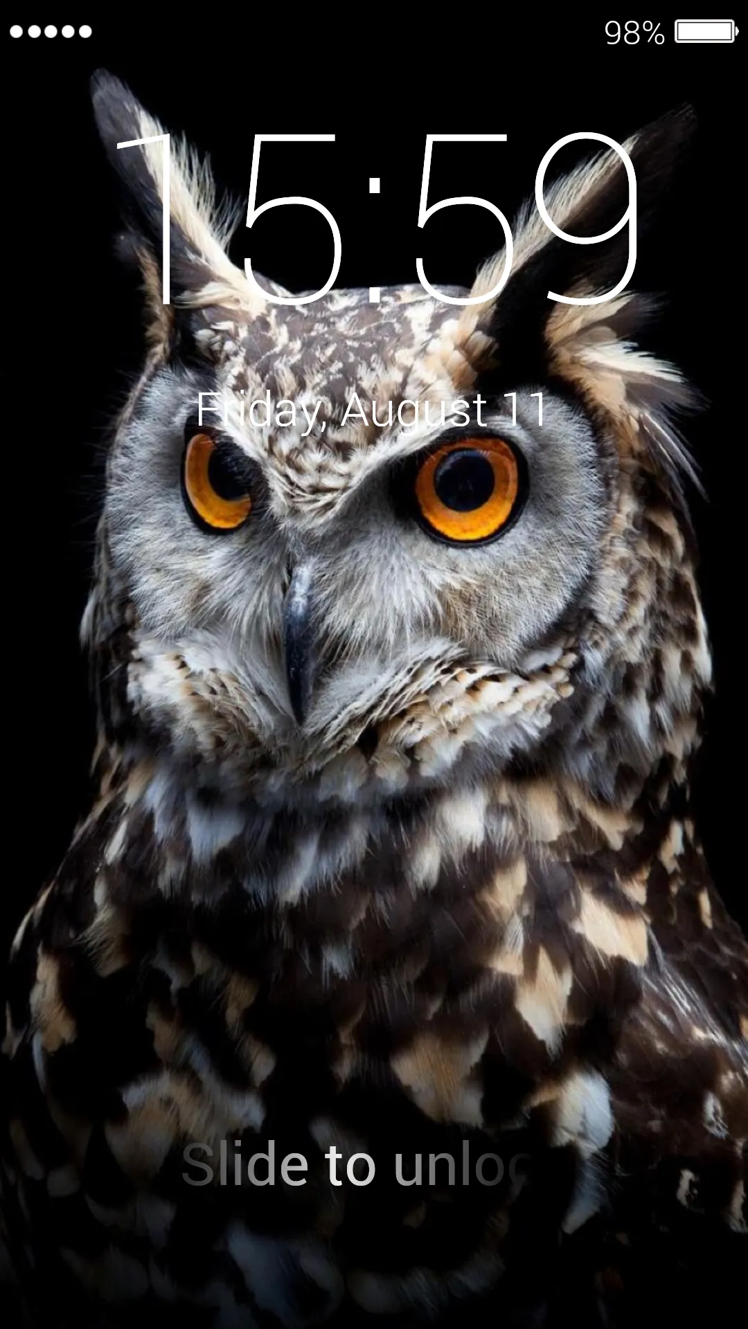 Owl Lock Screen & Wallpapers | Indus Appstore | Screenshot