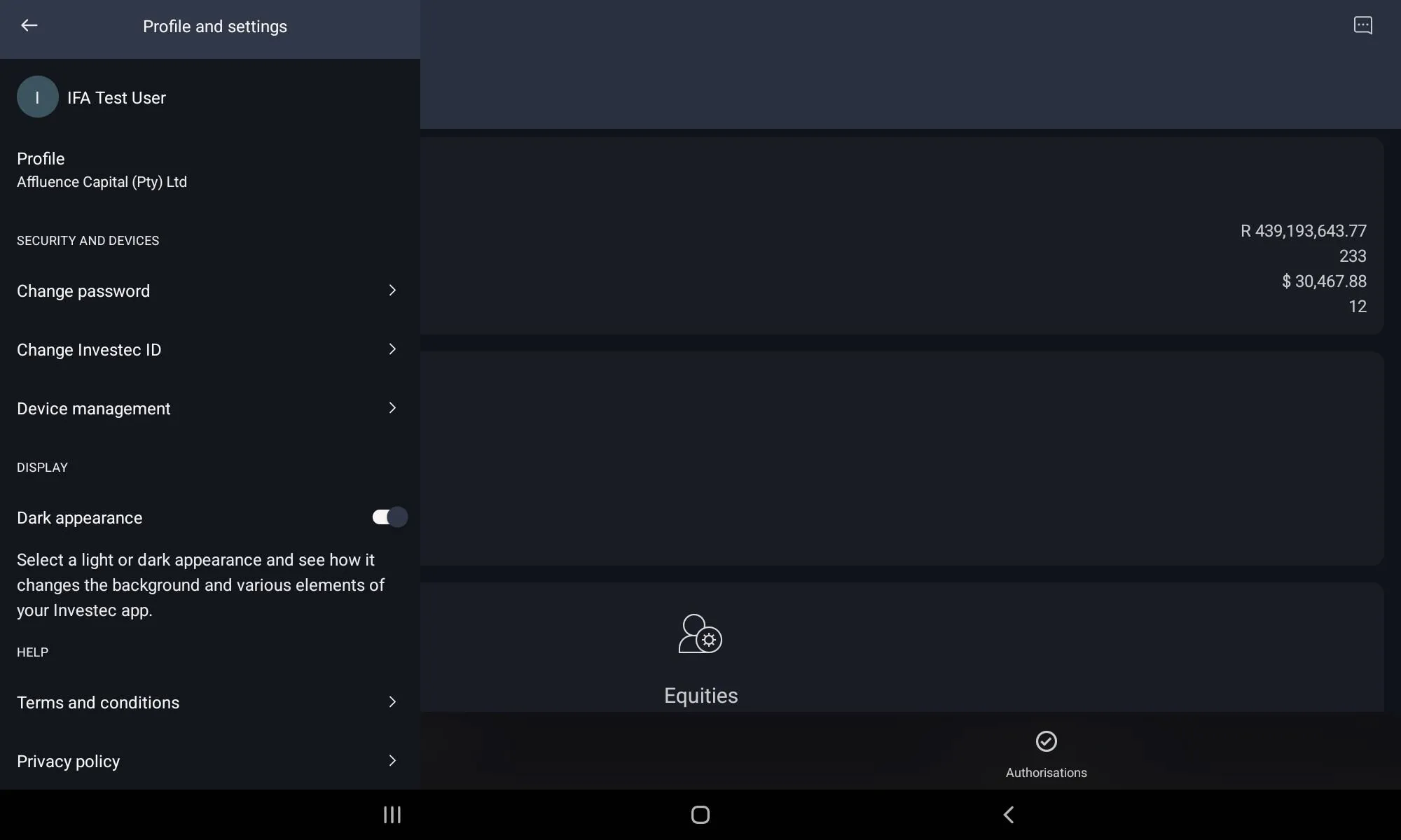 Investec for Intermediaries | Indus Appstore | Screenshot