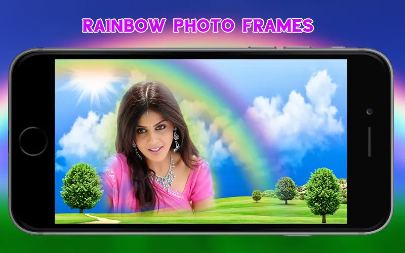 Rainbow Photo Frames | Indus Appstore | Screenshot