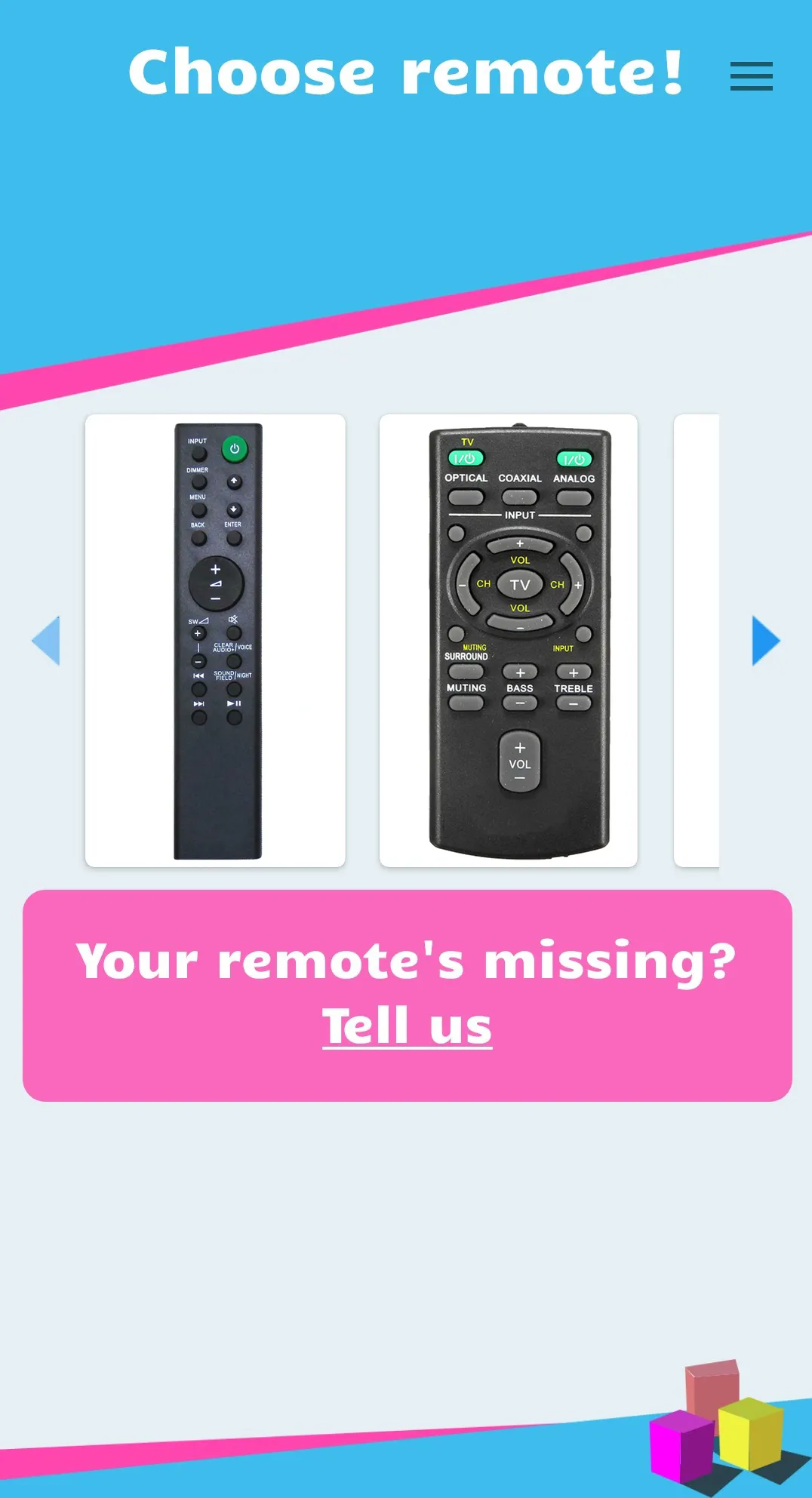 Remote for Sony SoundBar | Indus Appstore | Screenshot