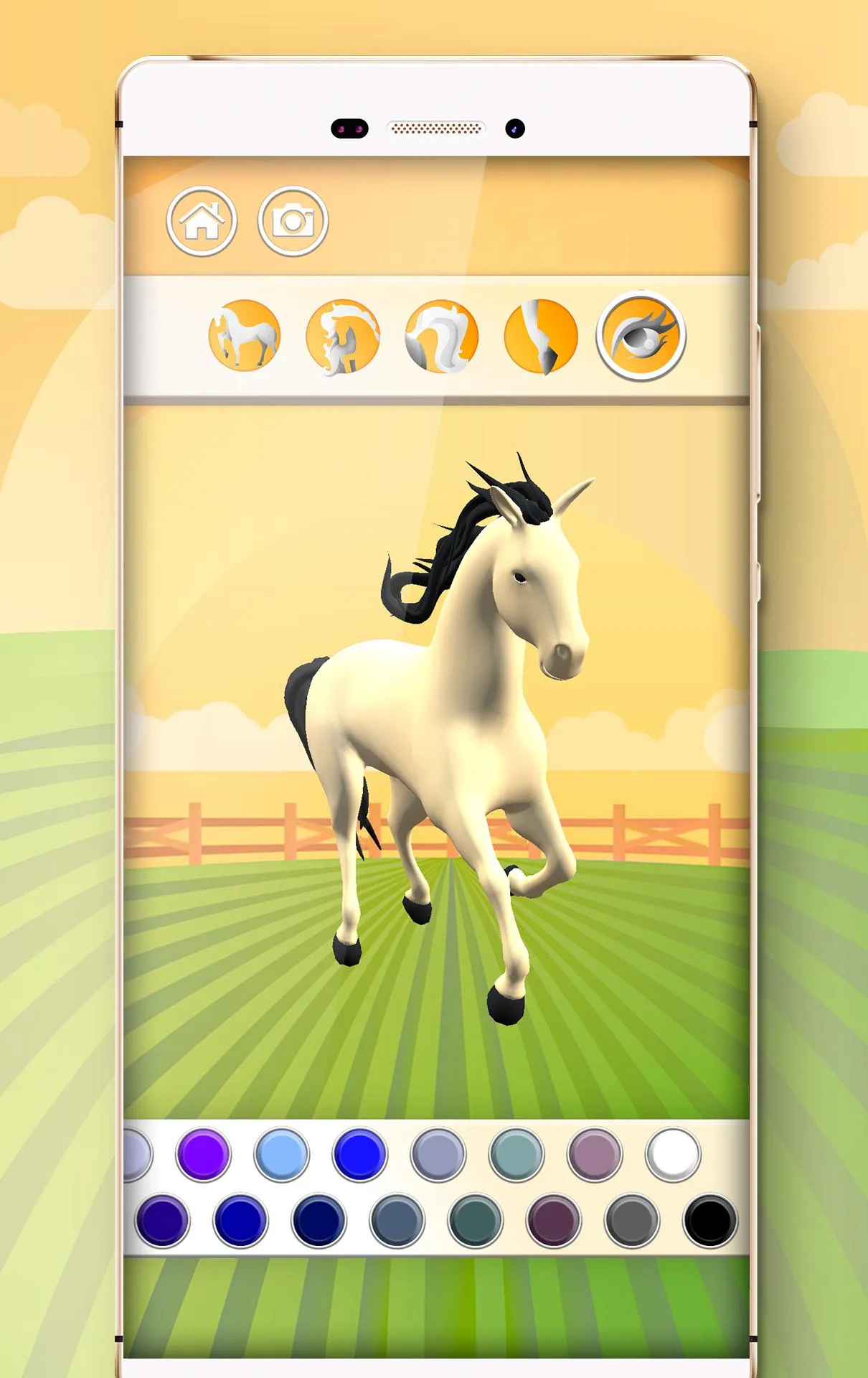 Horse Coloring Book 3D | Indus Appstore | Screenshot