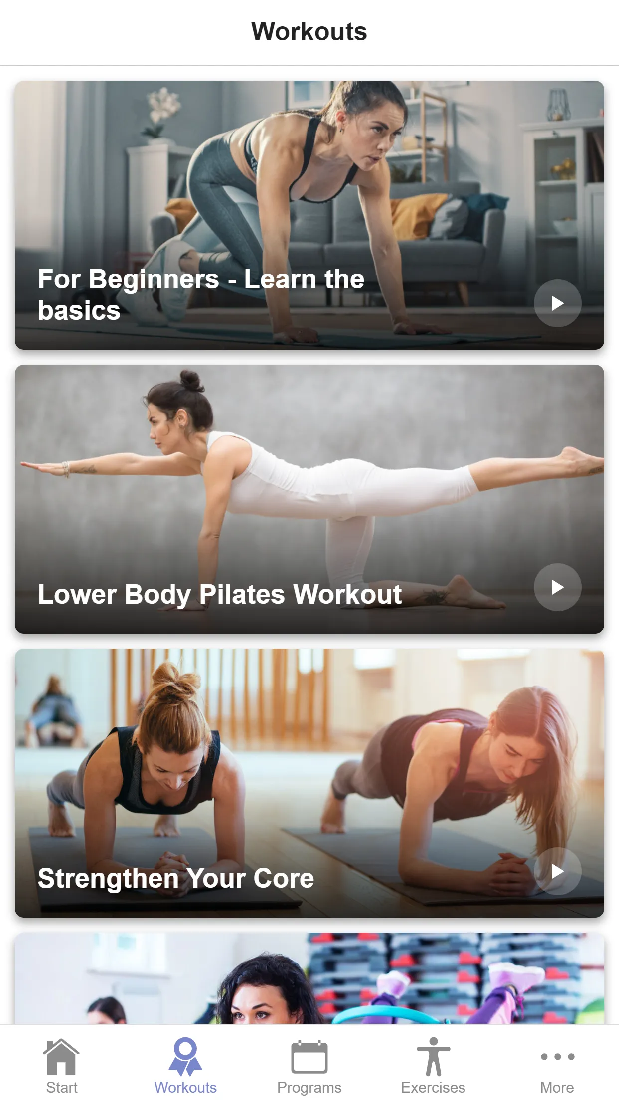 Pilates Exercises - All Levels | Indus Appstore | Screenshot