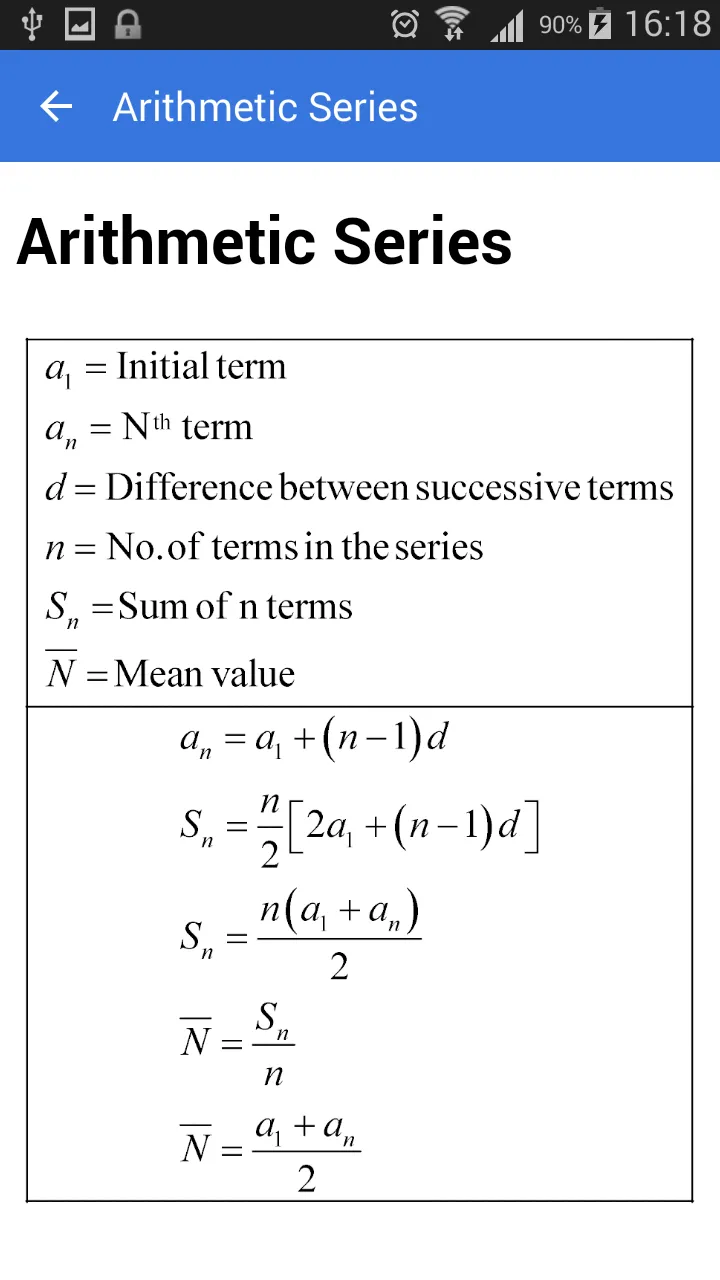 All Math Formulas | Indus Appstore | Screenshot