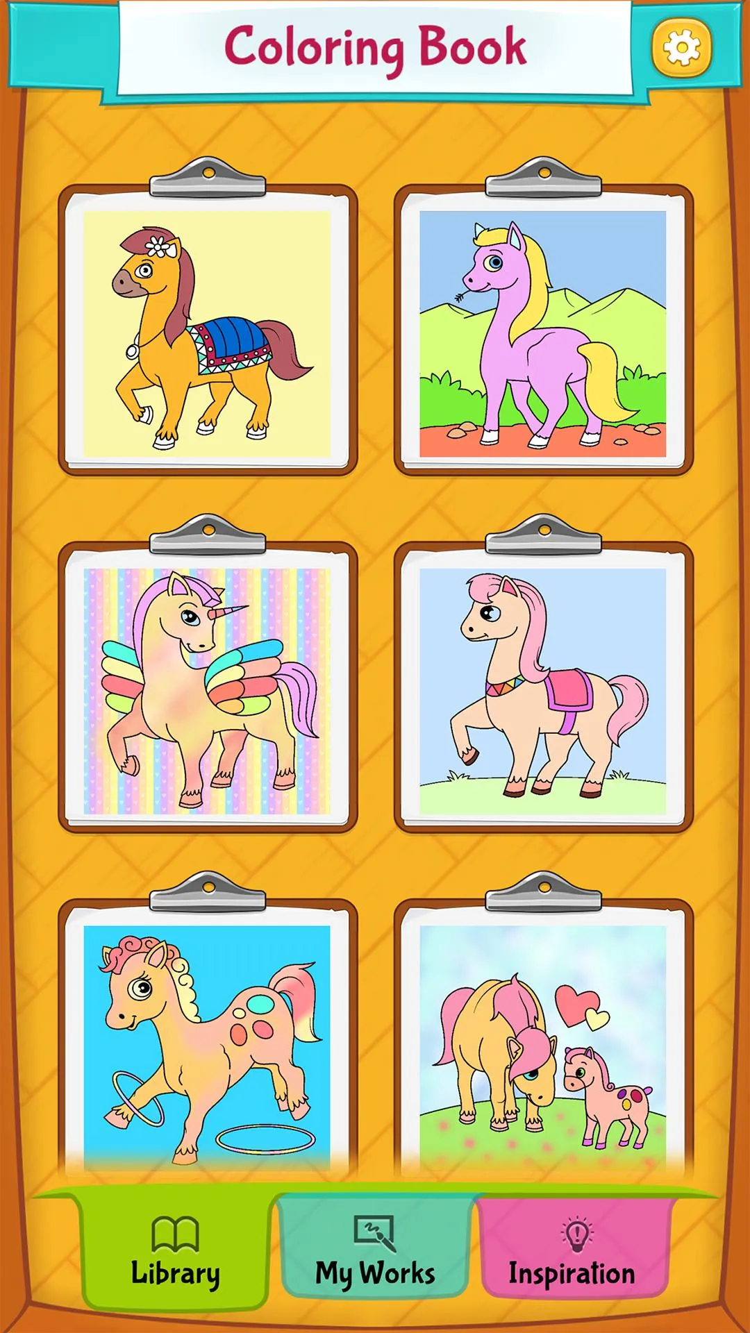 Horse Coloring Pages | Indus Appstore | Screenshot